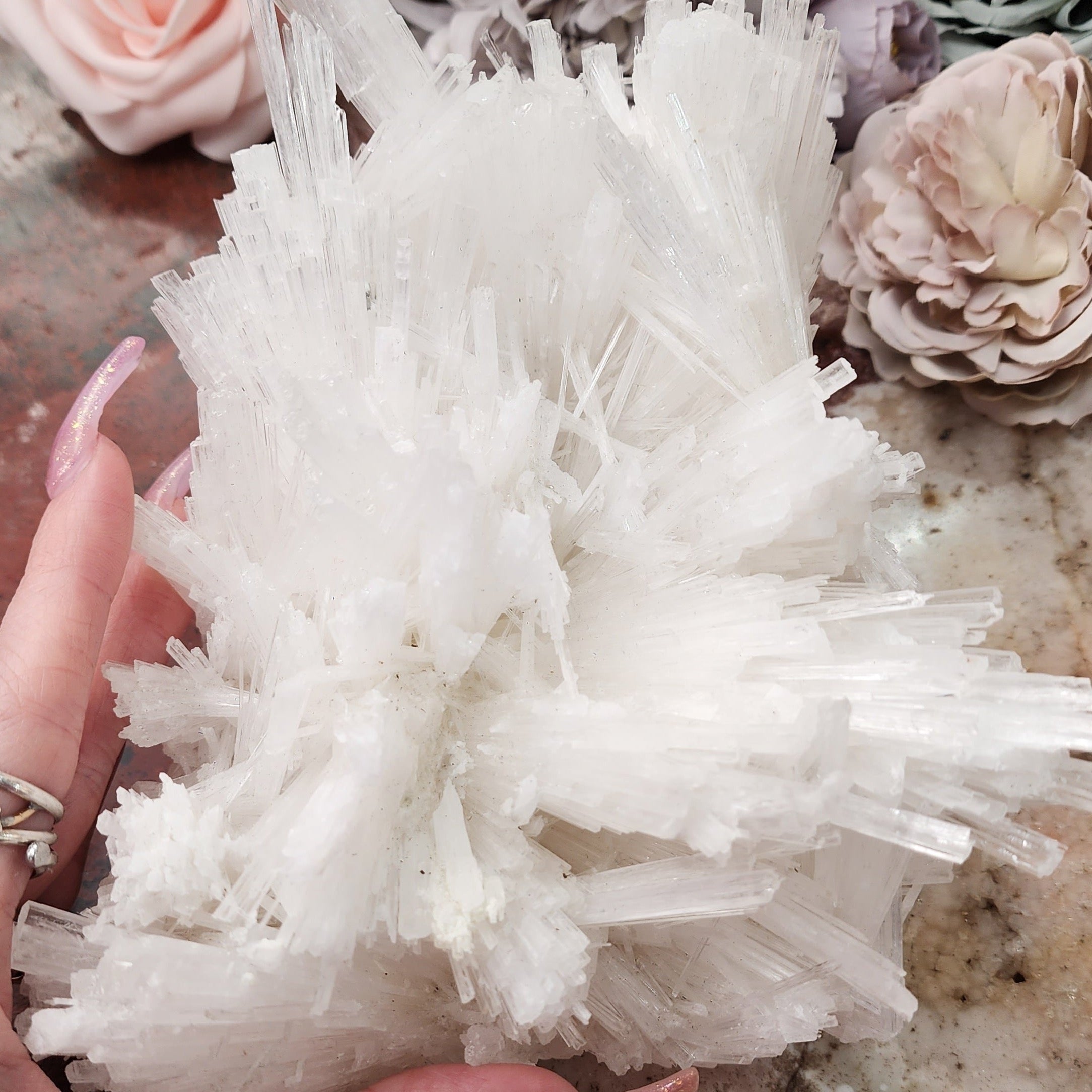 Scolecite Specimen for Expanding your Consciousness and Connecting with Ancestors