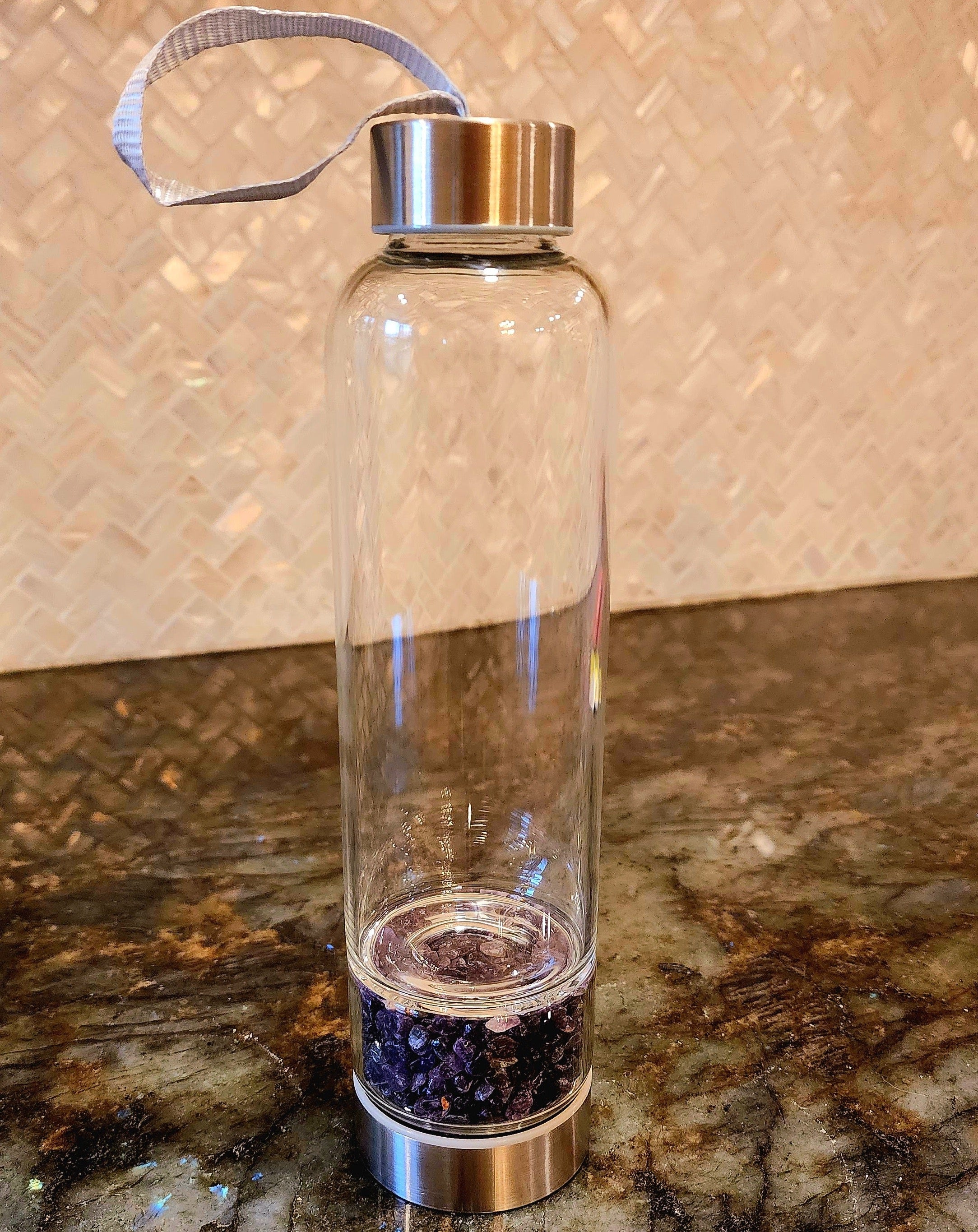 Crystal Water Bottle for Infusing your Water with the Power of Healing Crystals