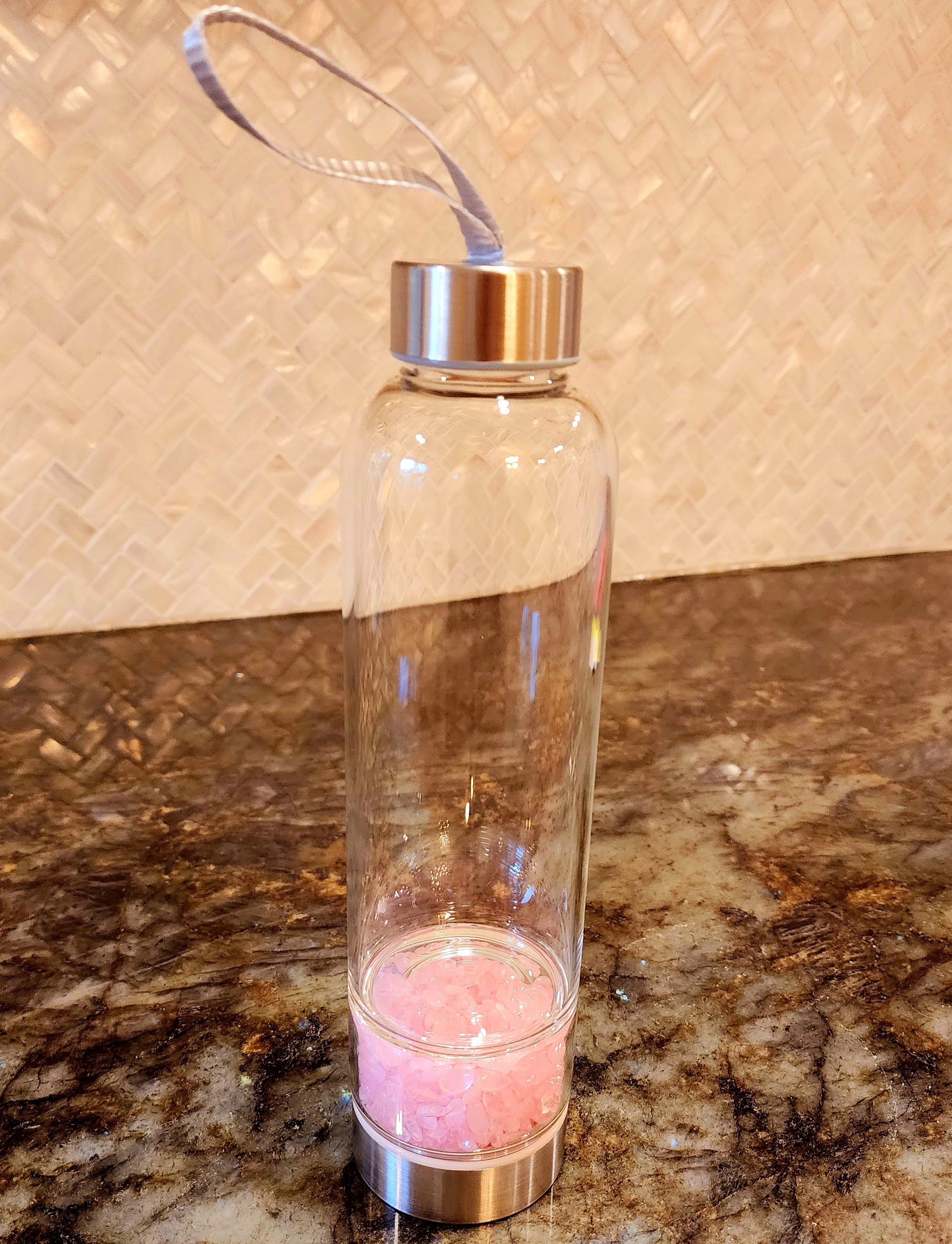 Crystal Water Bottle for Infusing your Water with the Power of Healing Crystals