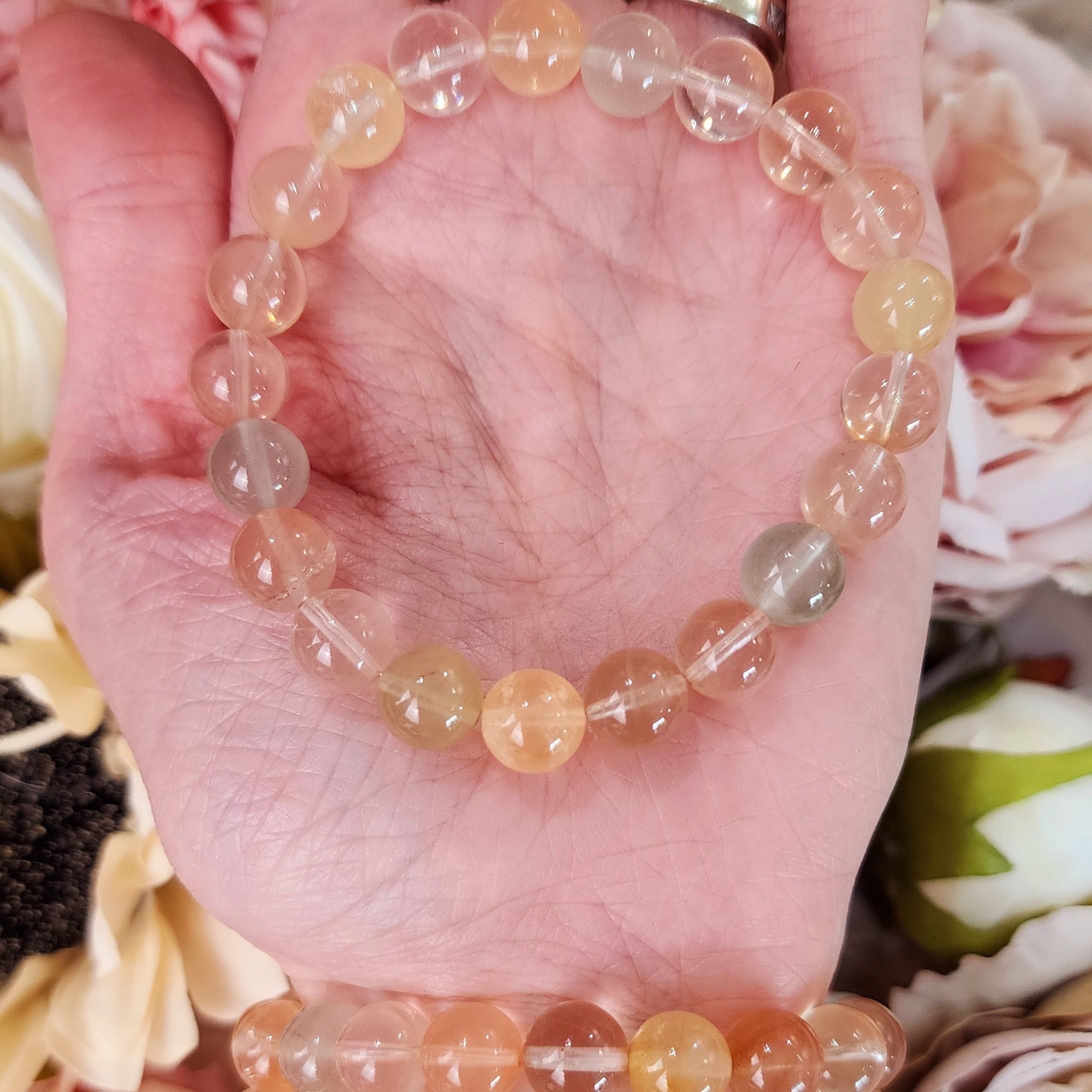 Multi-Rutile in Quartz Bracelet (A Grade) for Awakening your Spiritual Gifts and Manifesting
