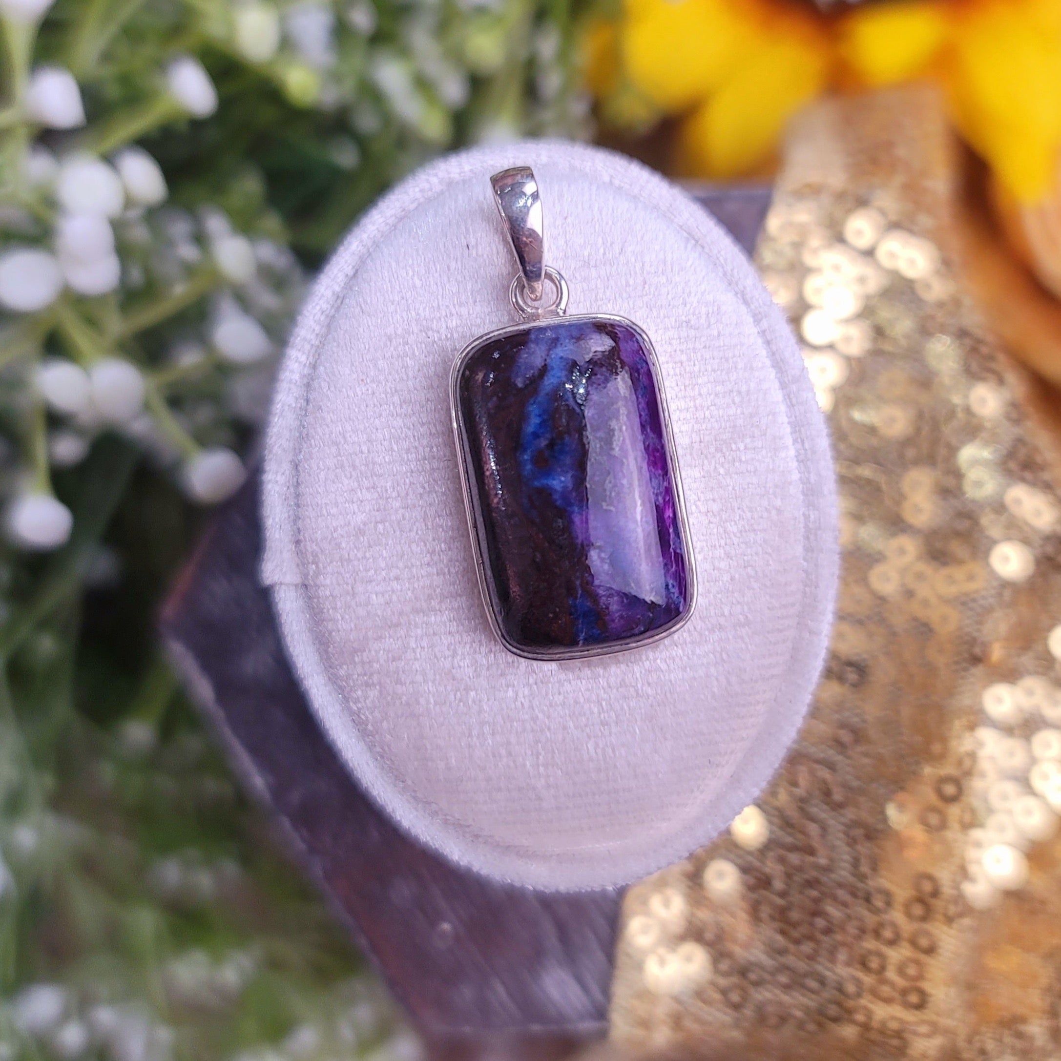 Sugilite Pendant for Opening the Heart to Loving and Gentle Energy