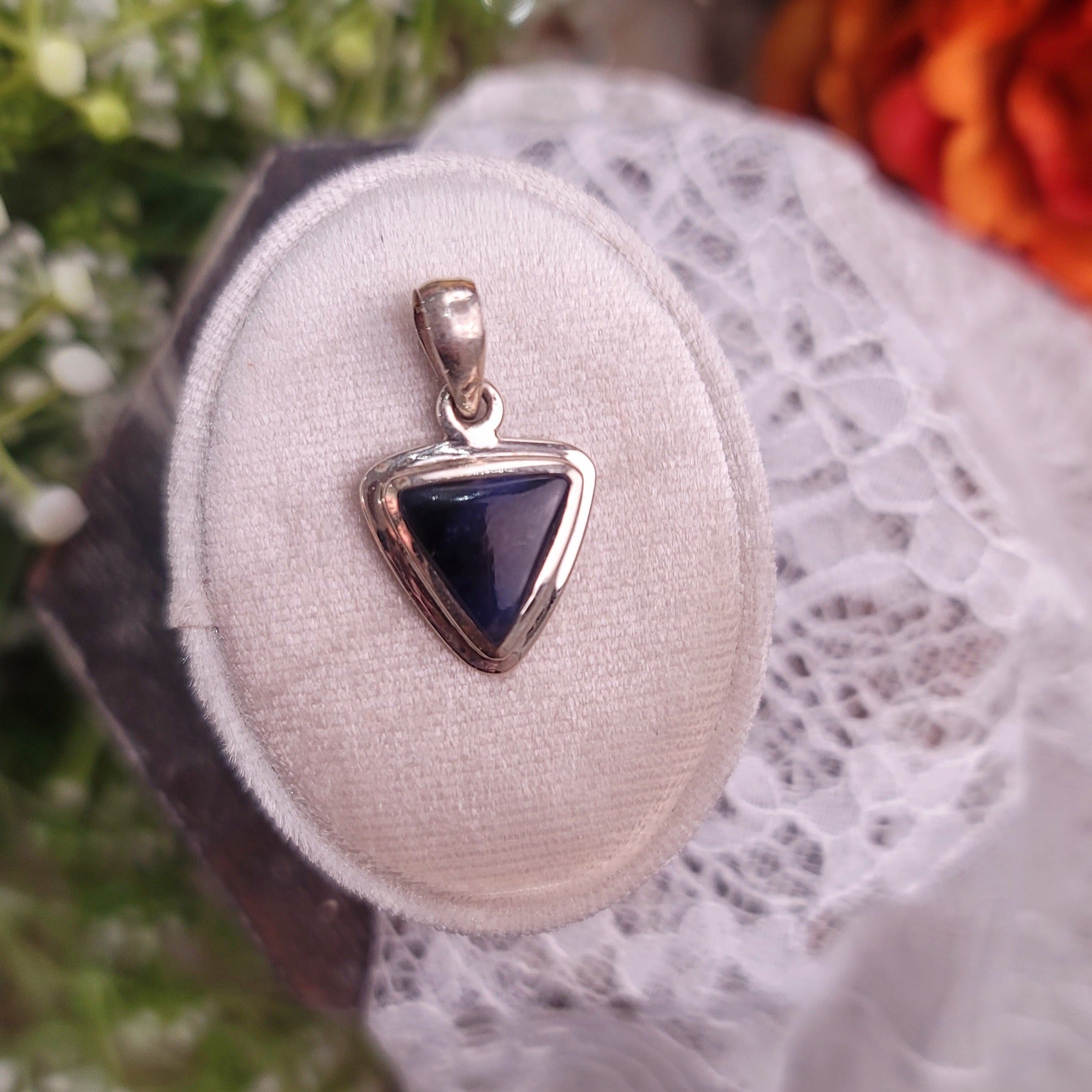 Sugilite with Richterite Pendant for Energetic Rebirth, Softening Moods and Deep Healing Energy
