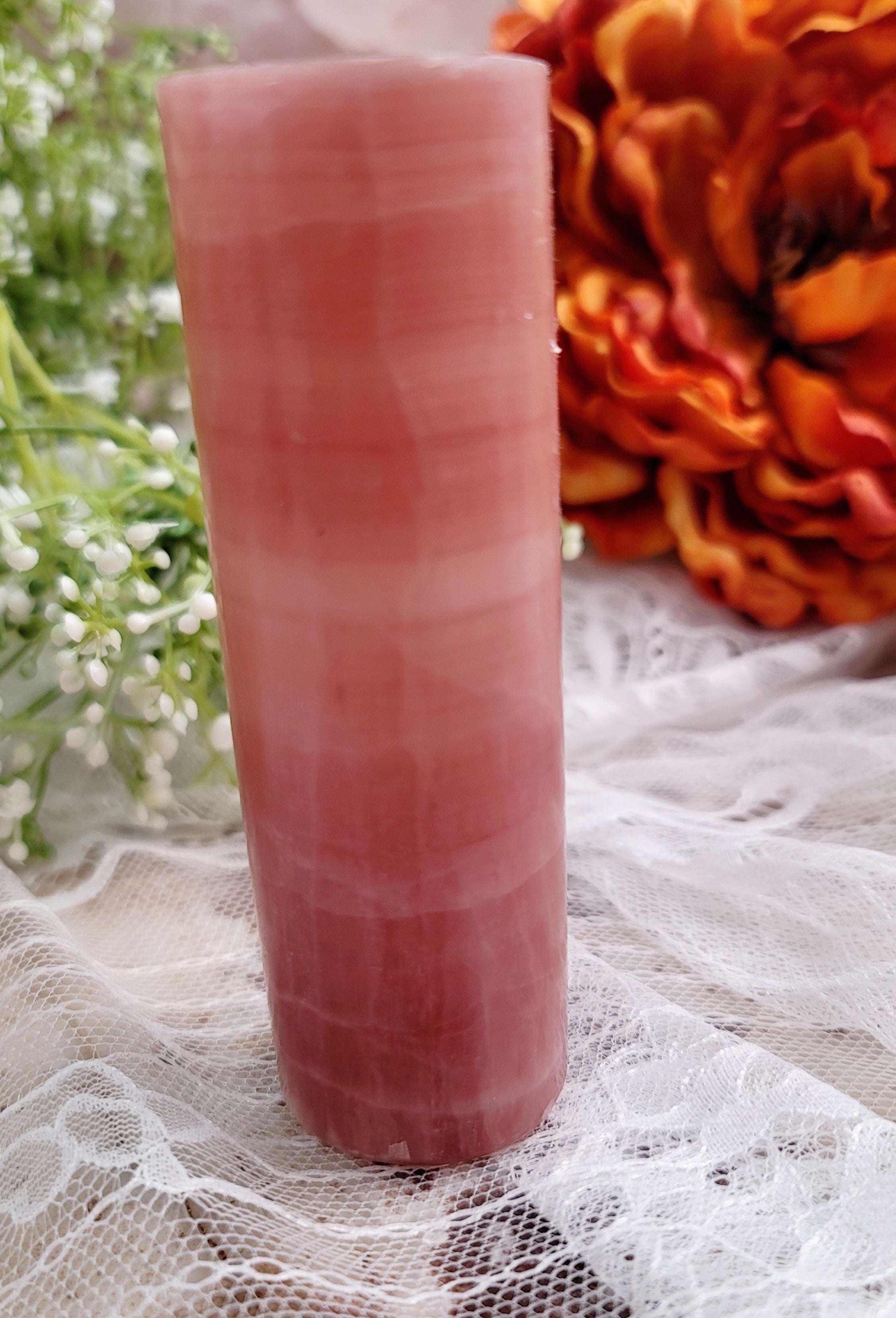 Rose Calcite Harmonizer for Amplifying Energy, Joy and Love