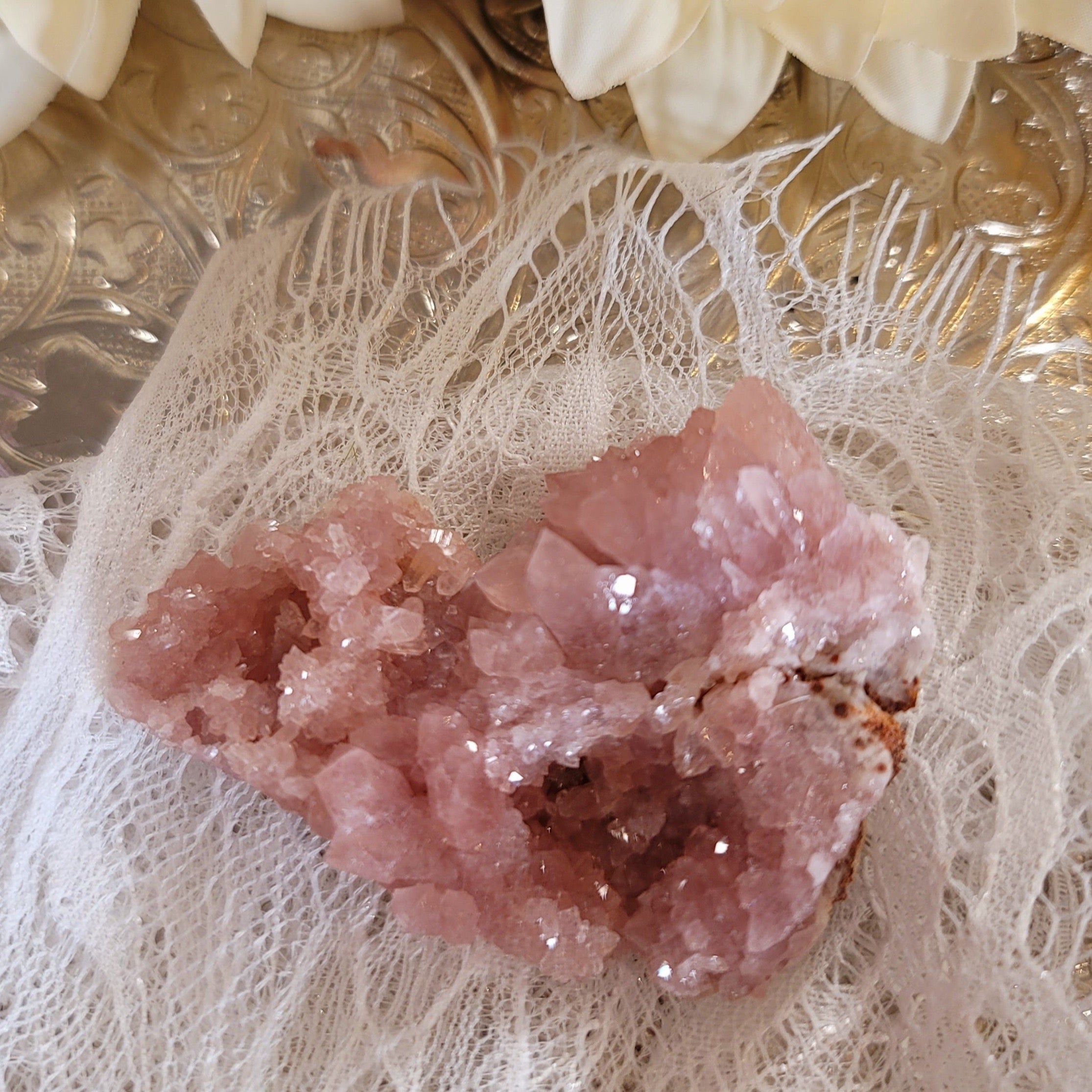 Pink Amethyst Geode for Emotional Balance and Loving Yourself