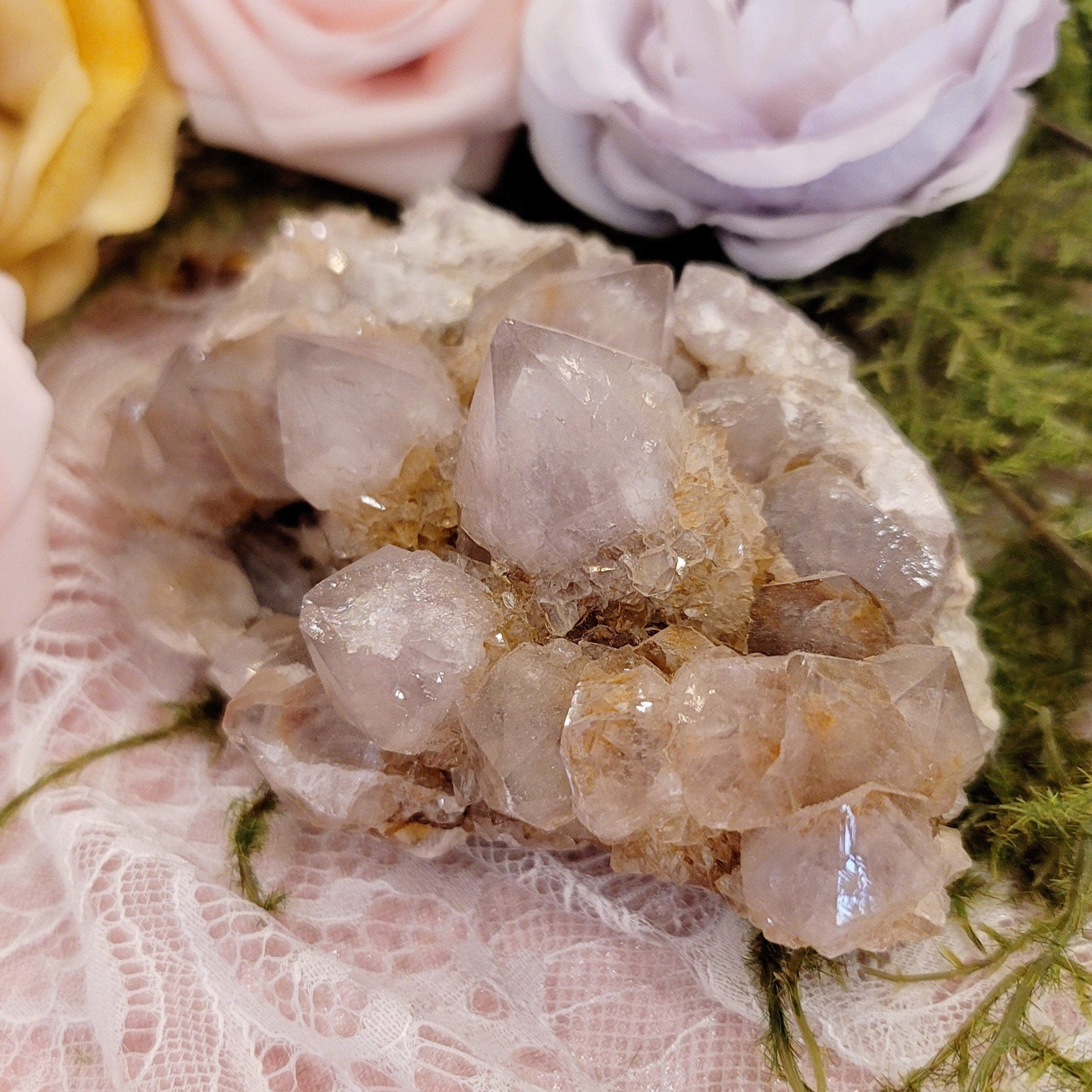 Spirit Amethyst Cluster for Harmony Vibes and Protection & Purifying your aura