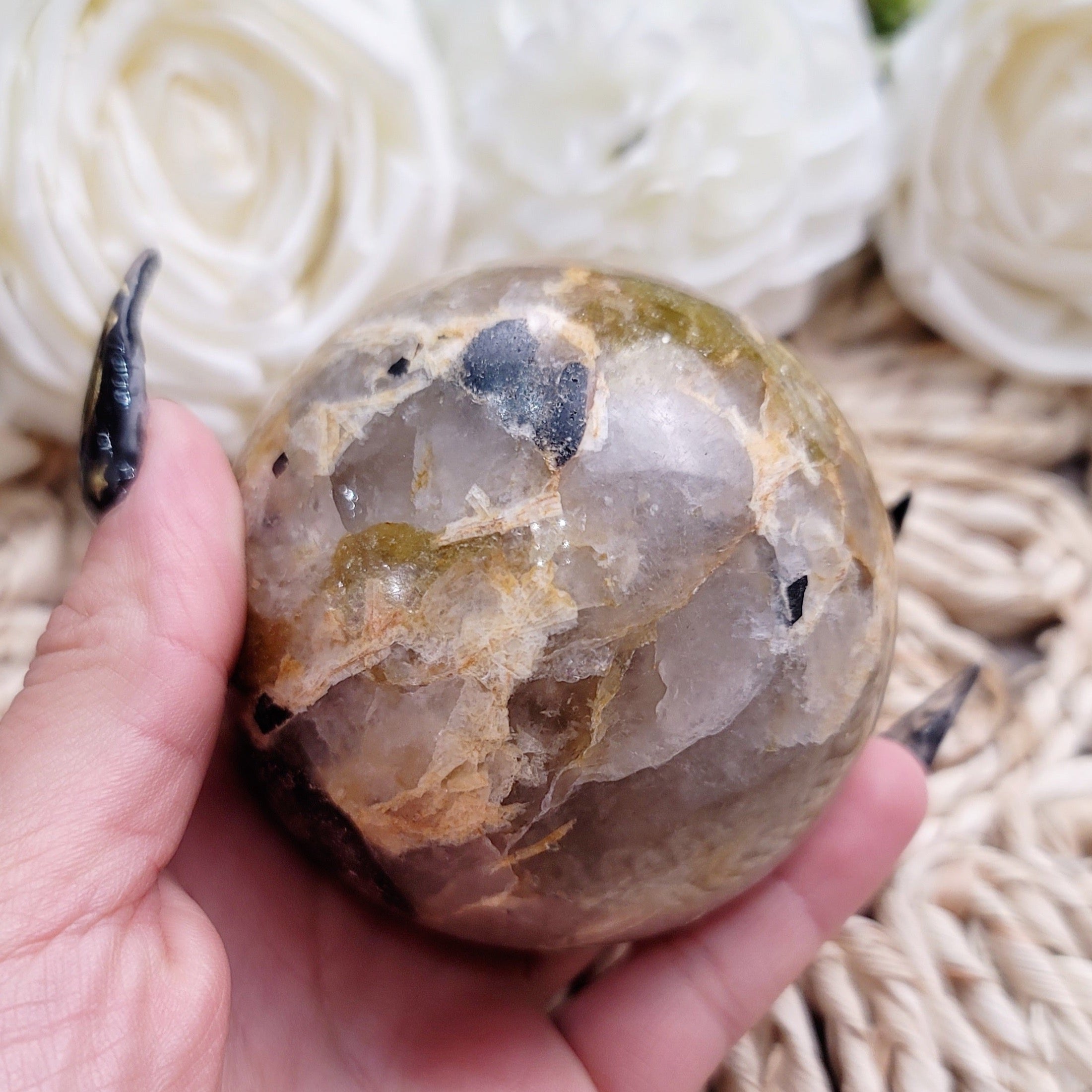 Exotic Euphoralite Sphere for Awareness, Confidence, Peace and Power