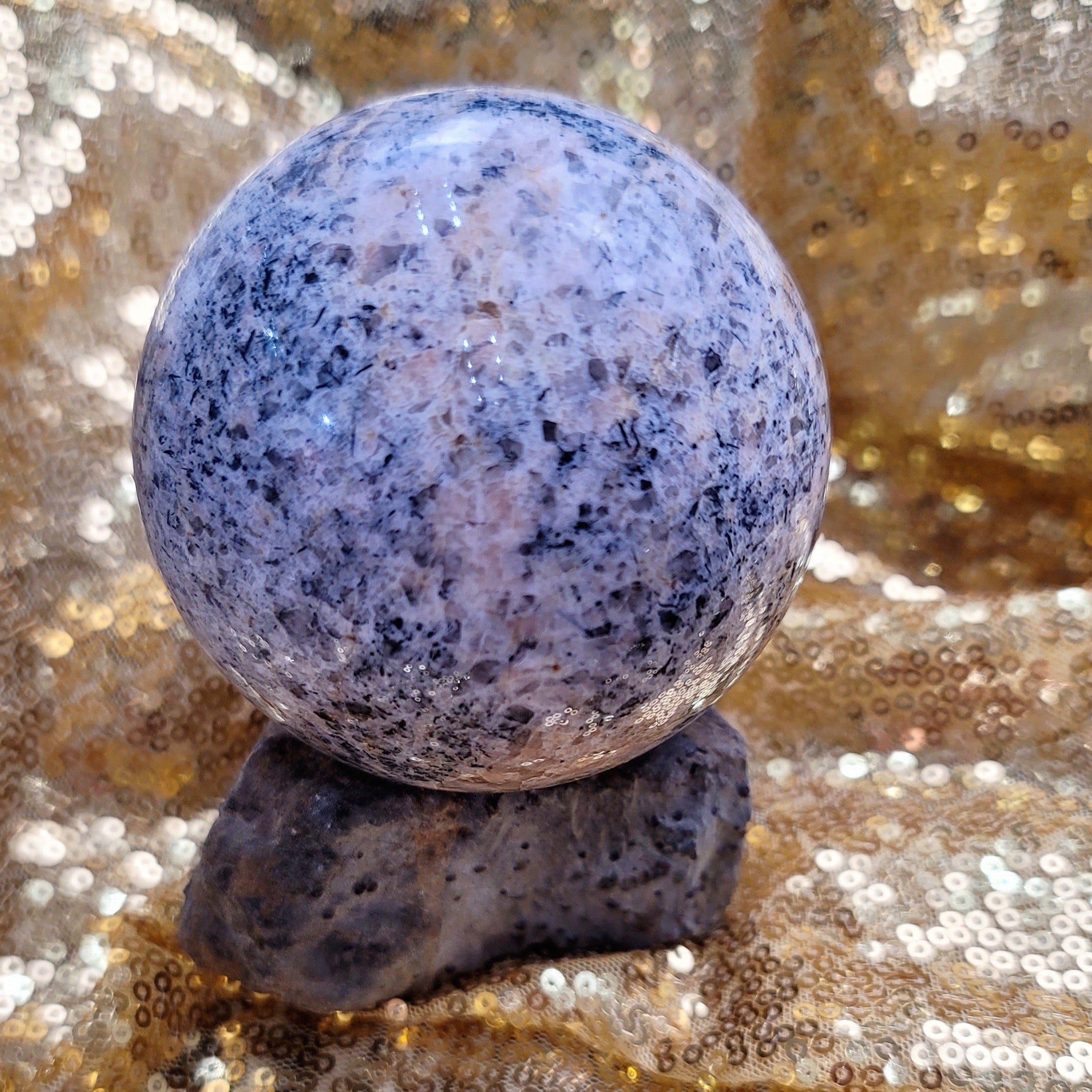 Earth Euphoralite Sphere for Grounding, Strength, Health, Awareness and Earth Connection