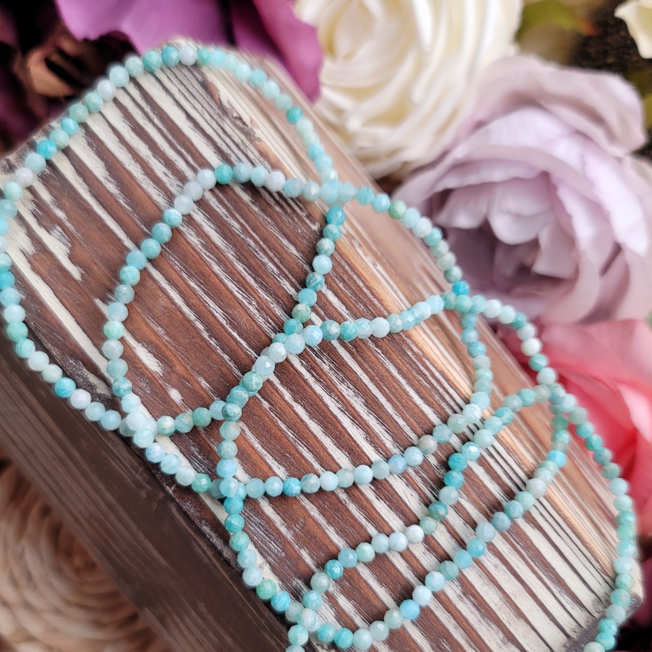 Amazonite Faceted Bracelet for Speaking Your Truth