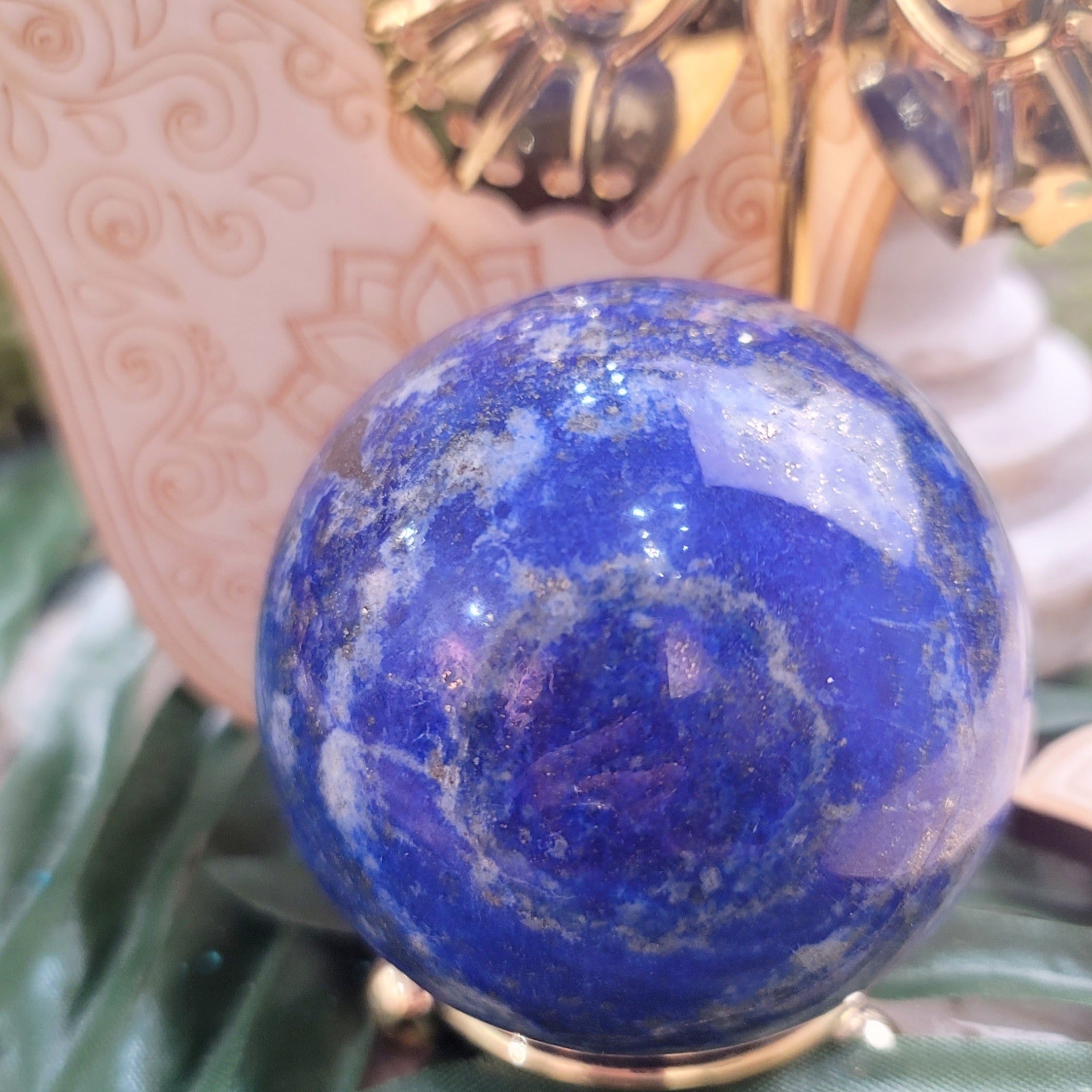 Lapis Lazuli Sphere for Confidence and Inner Power
