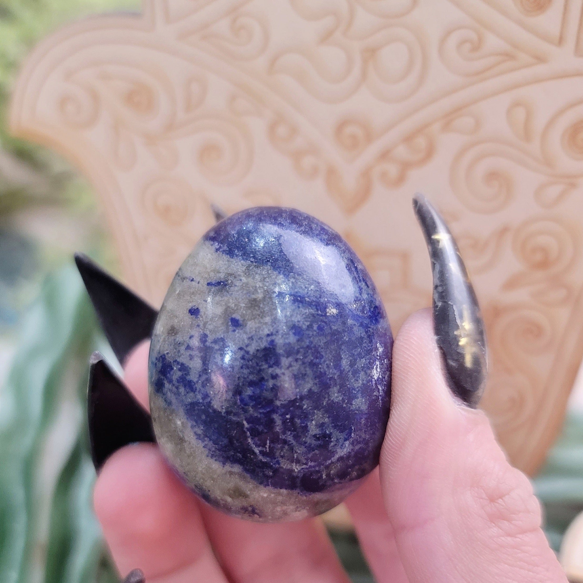 Lapis Lazuli Egg for Confidence and Inner power and Rebirth