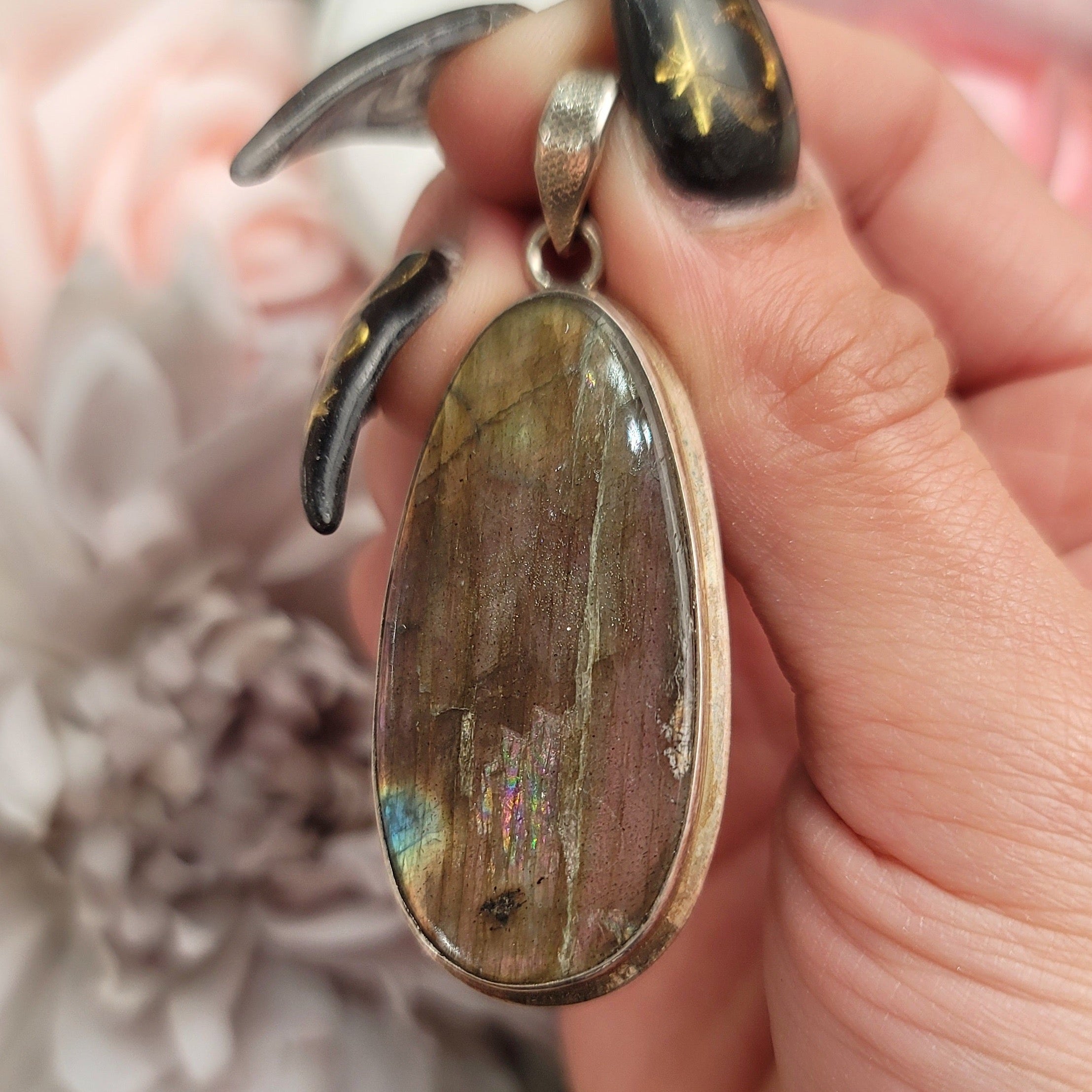 Labradorite Pendant for Intuition, Magic and Transformation