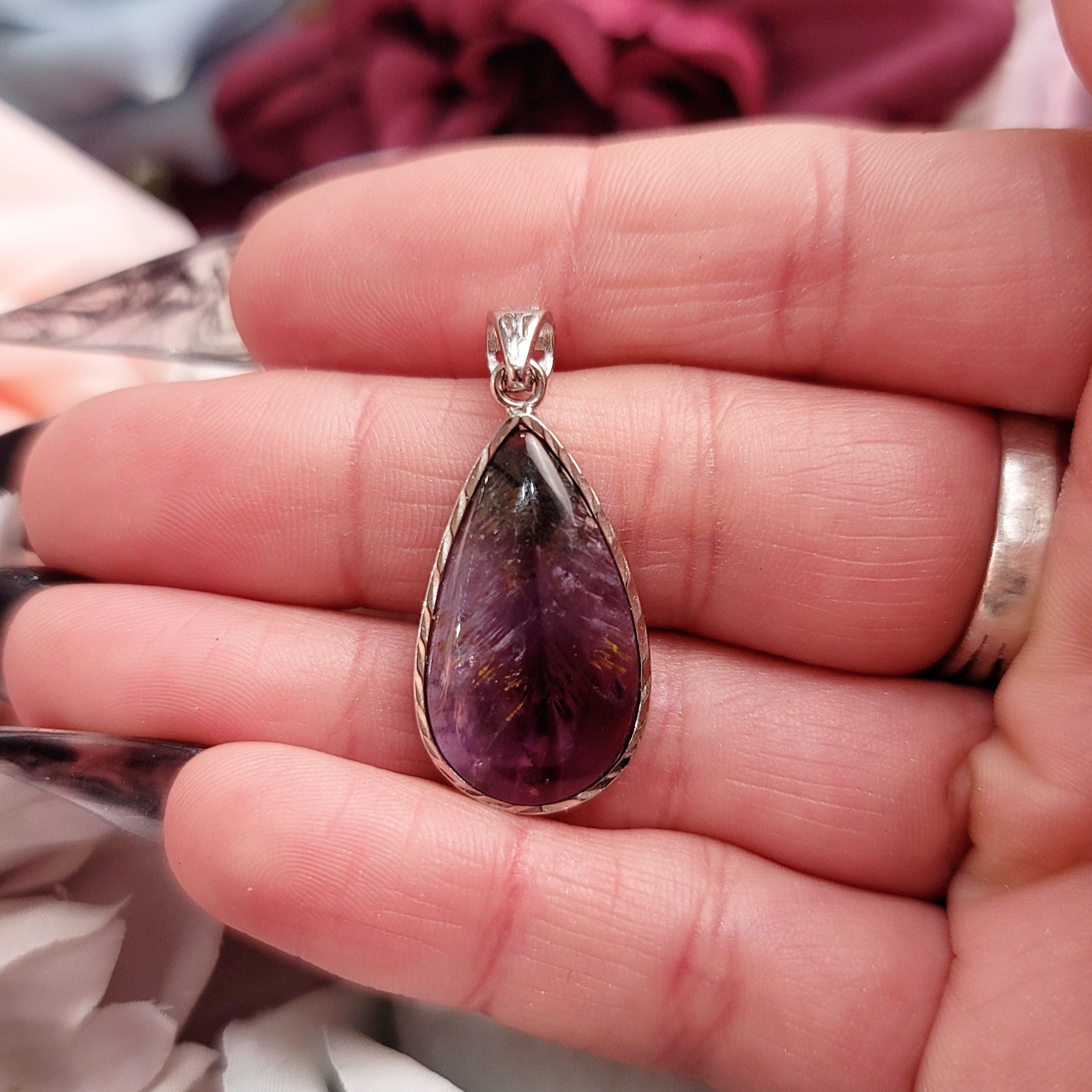 Auralite 23 Pendant for Emotional and Physical Healing