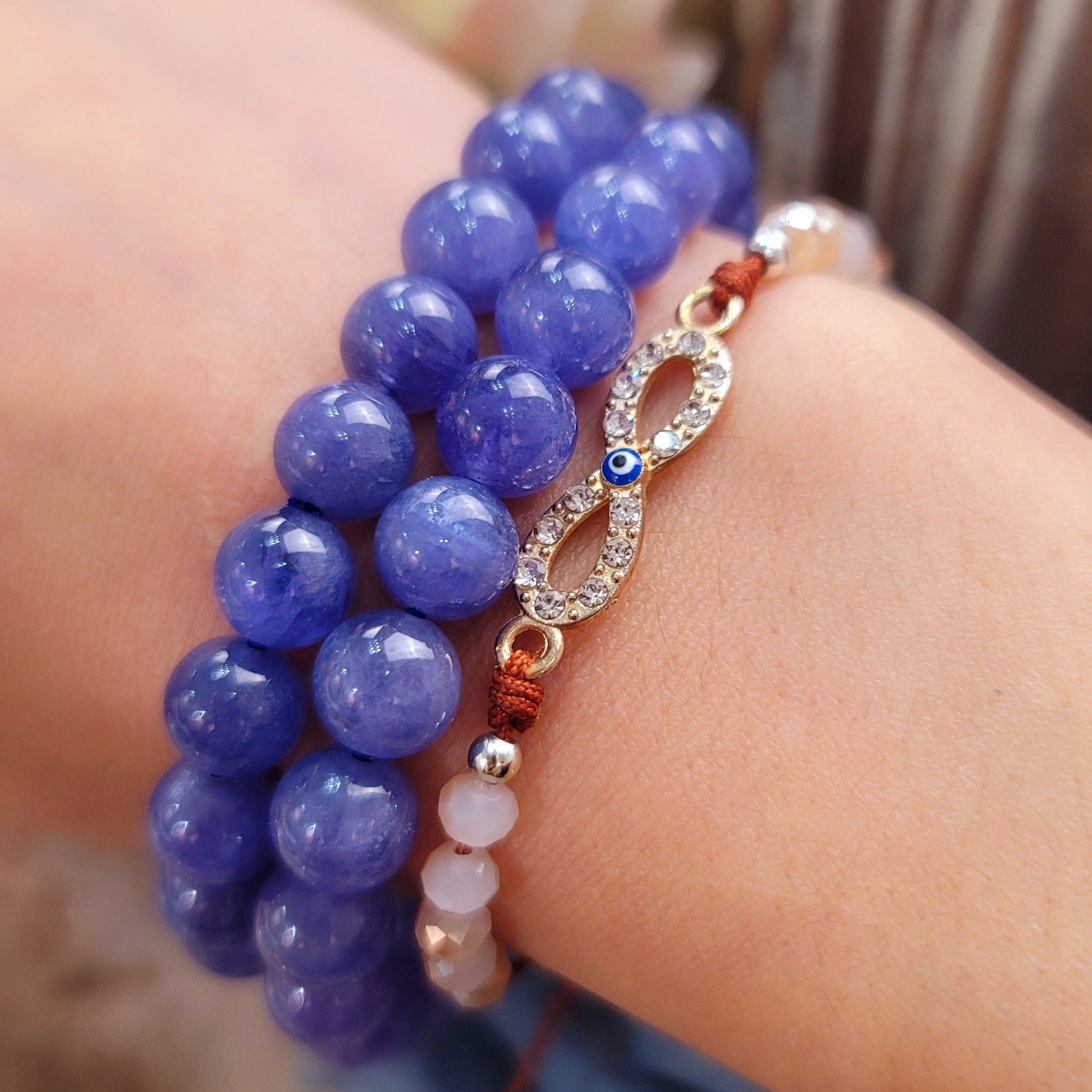 Tanzanite Bracelet (AAA Grade) for Compassion, Intuition & Raising your Vibration