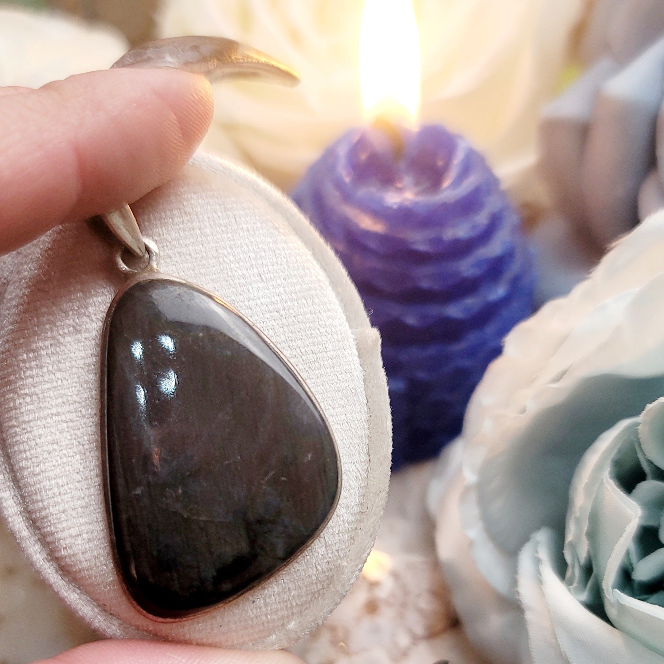 Spectrolite Pendant for Spiritual Awakening