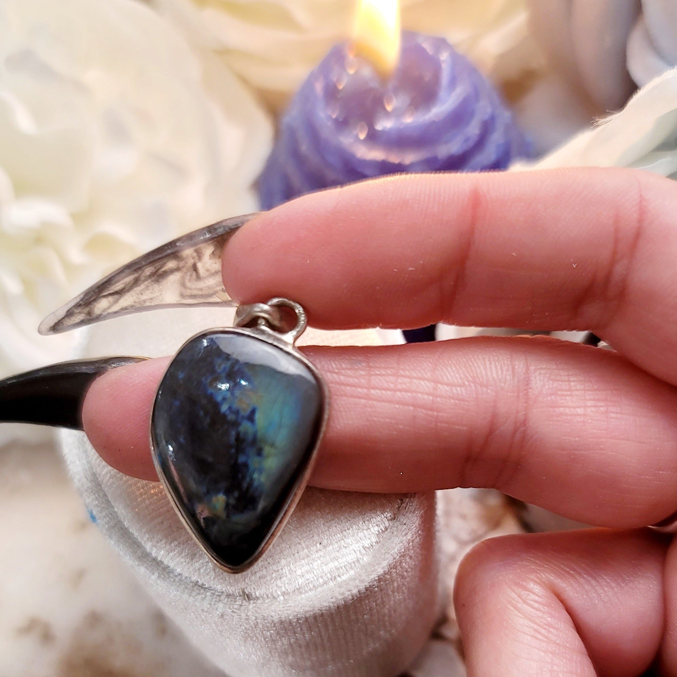 Spectrolite Pendant for Spiritual Awakening