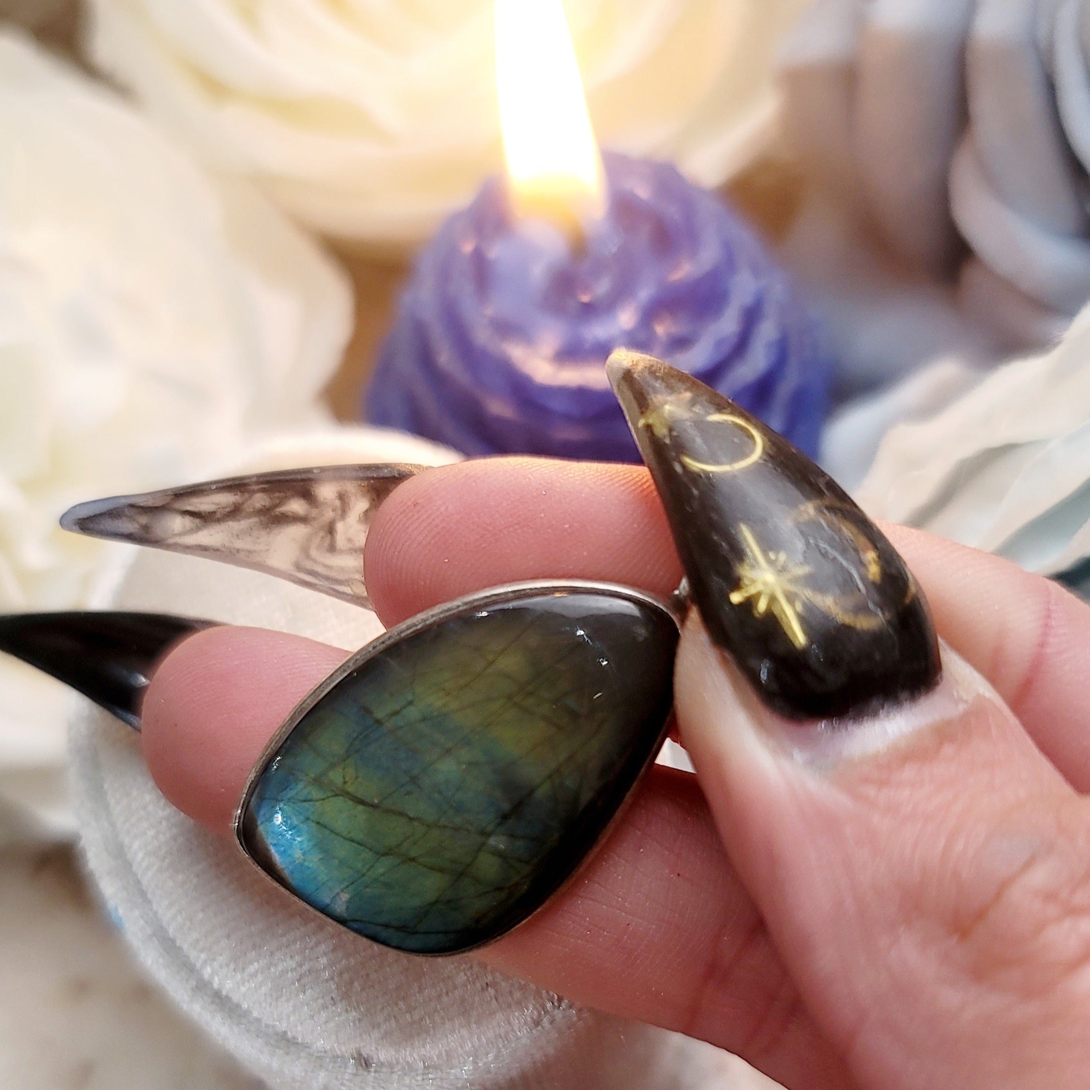Spectrolite Pendant for Spiritual Awakening