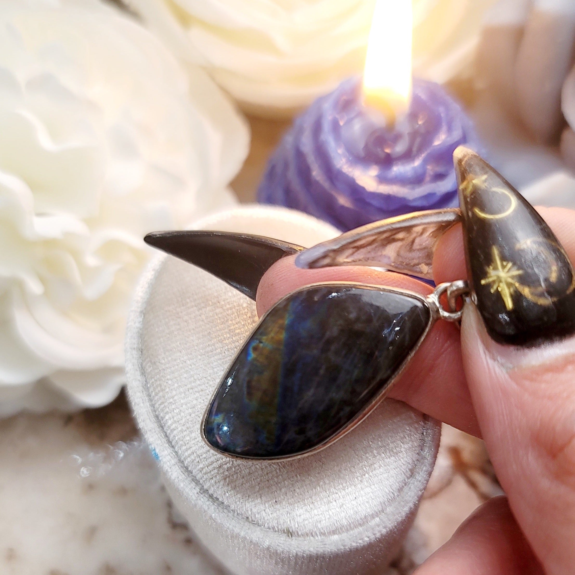 Spectrolite Pendant for Spiritual Awakening