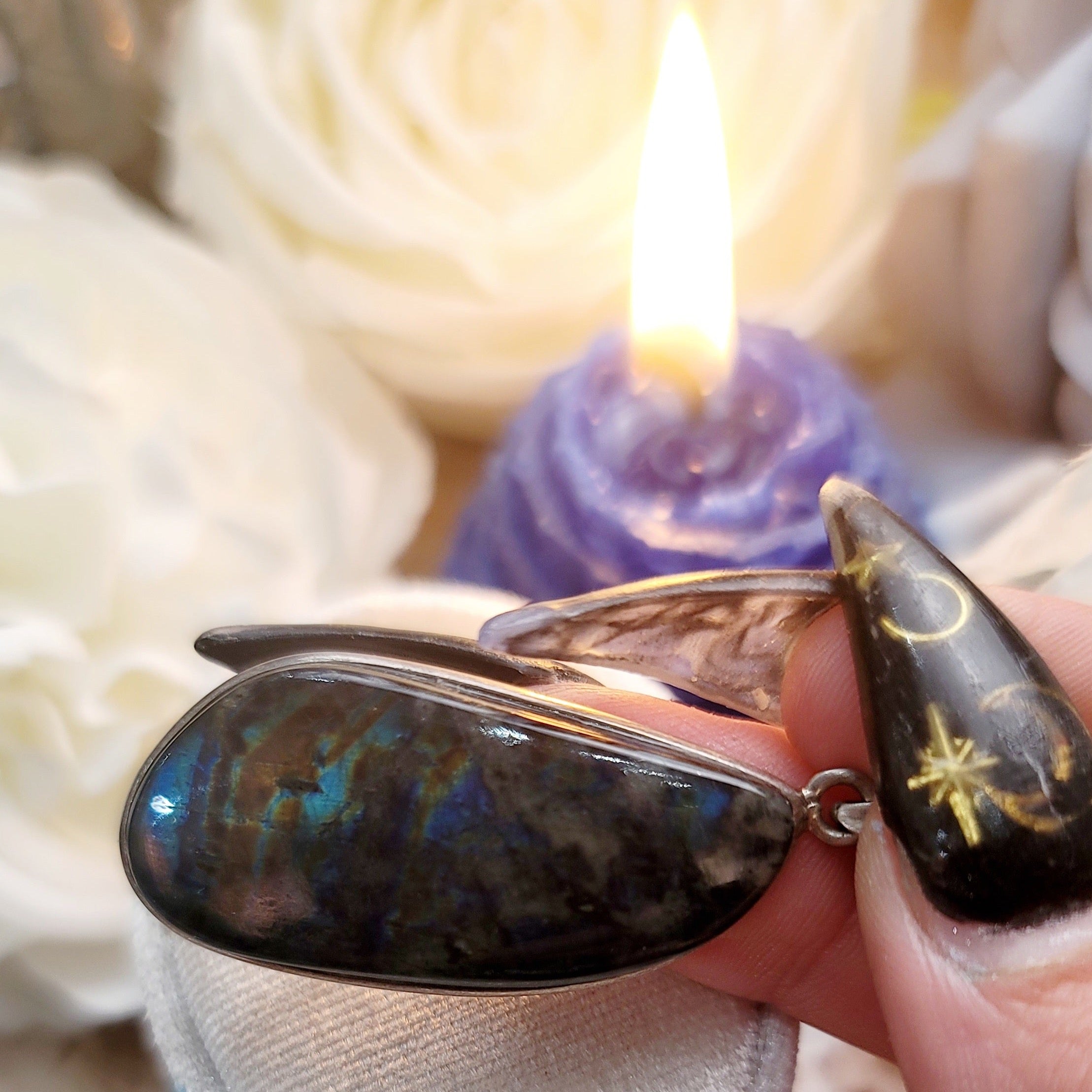 Spectrolite Pendant for Spiritual Awakening