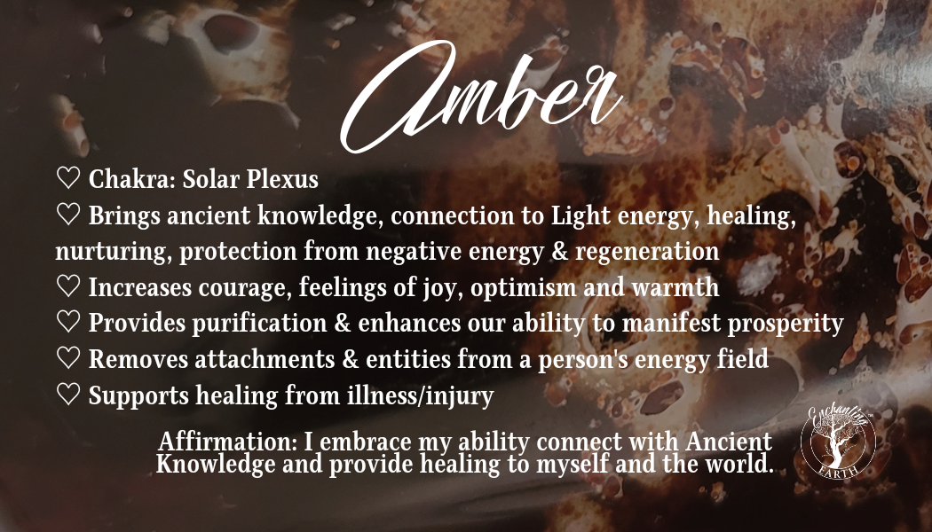 Amber Sphere for Healing, Joy and Protection