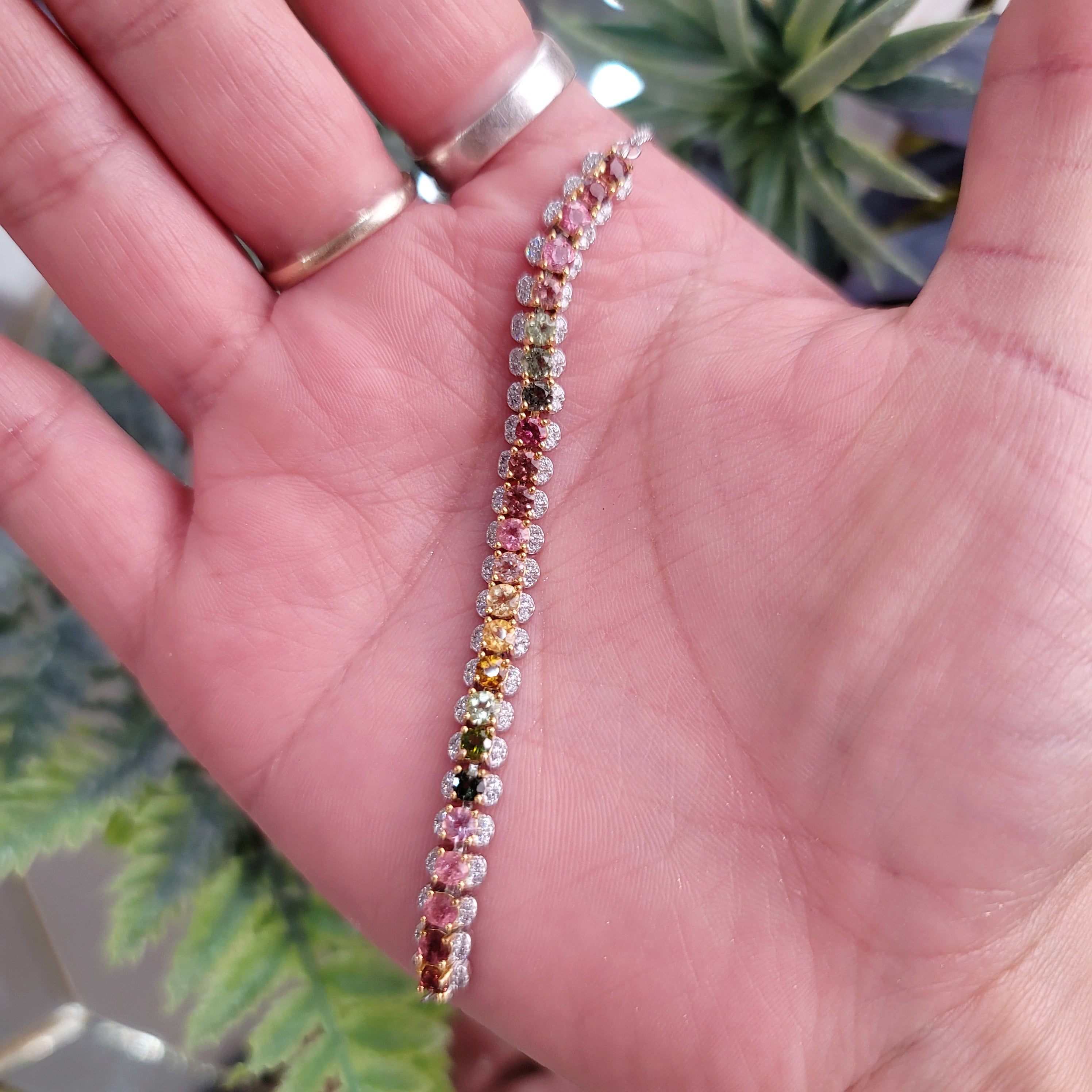 Tourmaline Mix Bracelet for Good Vibes, Love and Protection