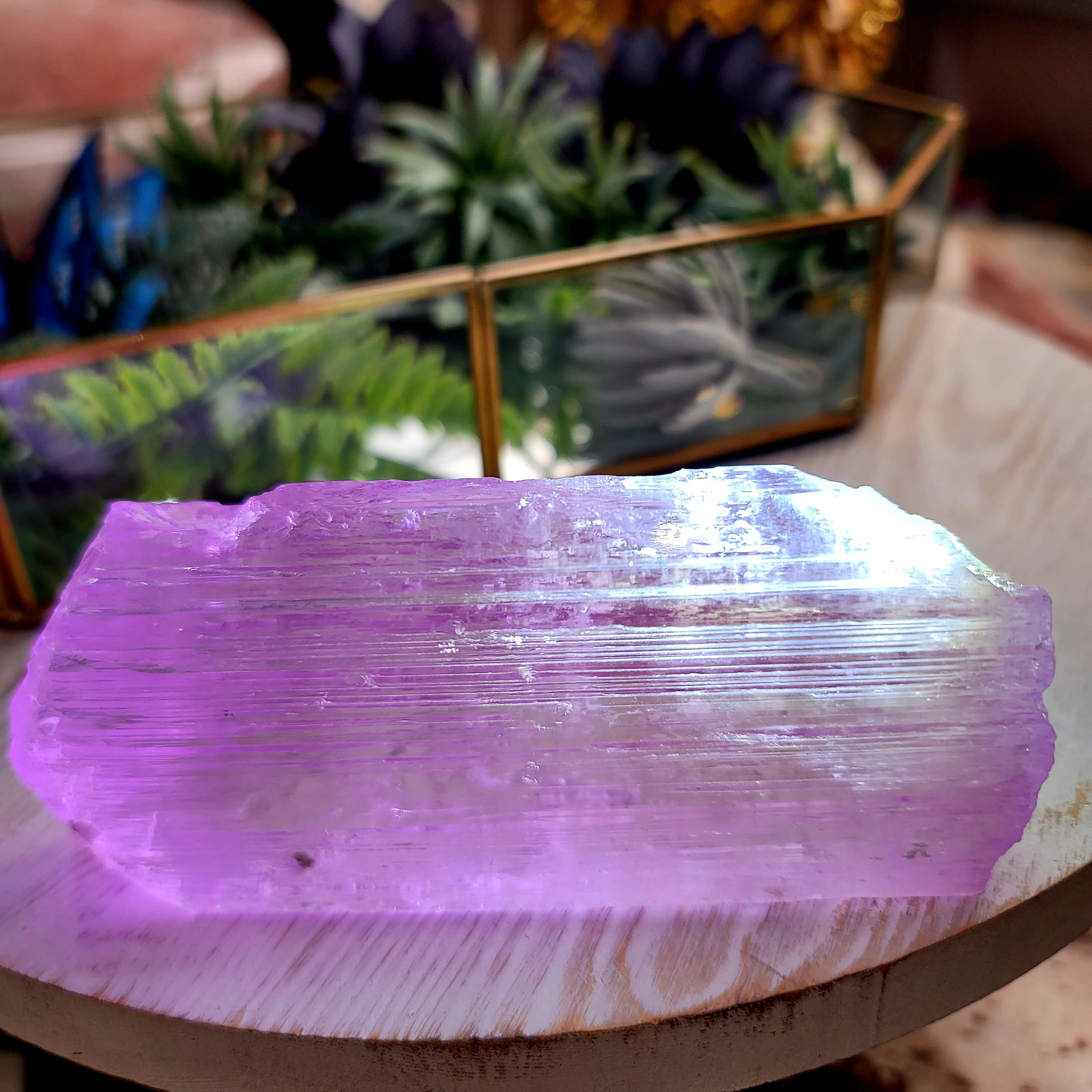 Kunzite Specimen for Emotional, Family Healing and Opening Your Heart to Love