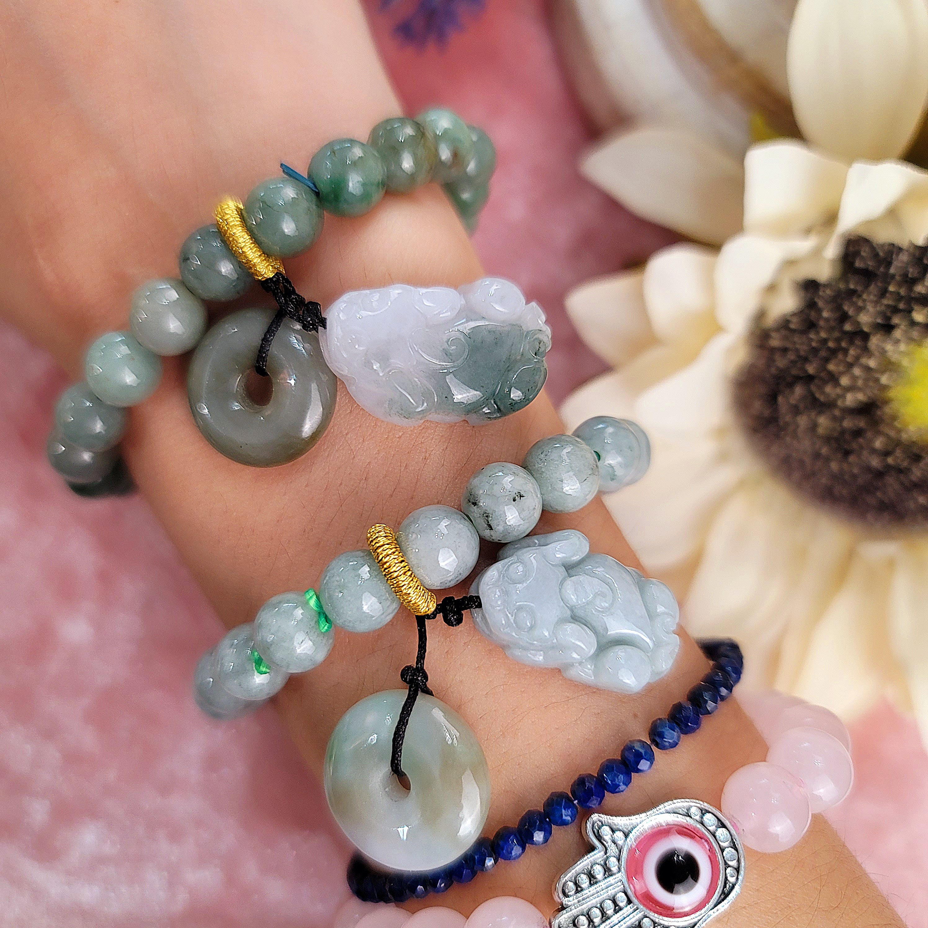 Jade Pixiu Bracelet for Acceptance and Peace and Serenity