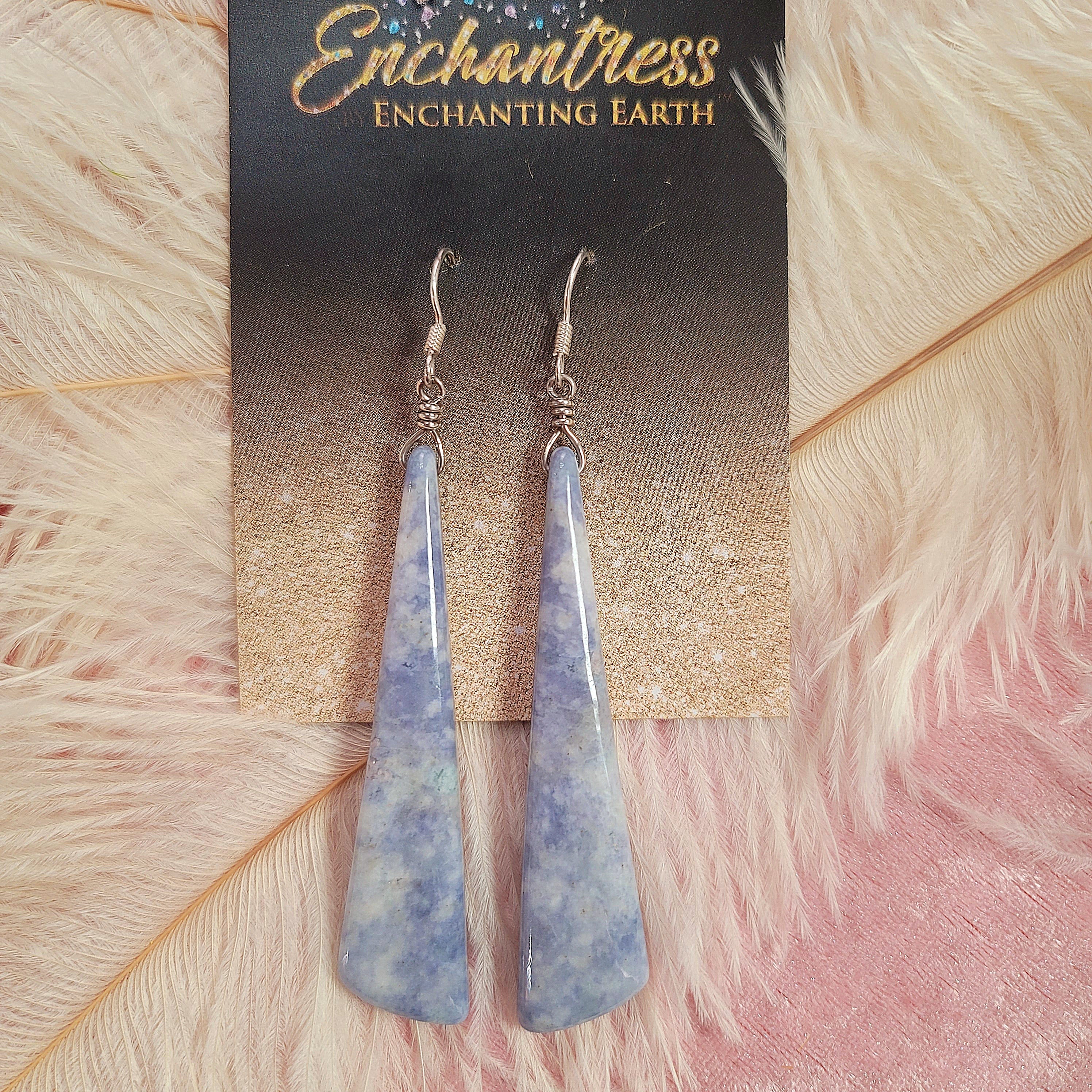 Lavender Jadeite Earrings for Acceptance and Serenity