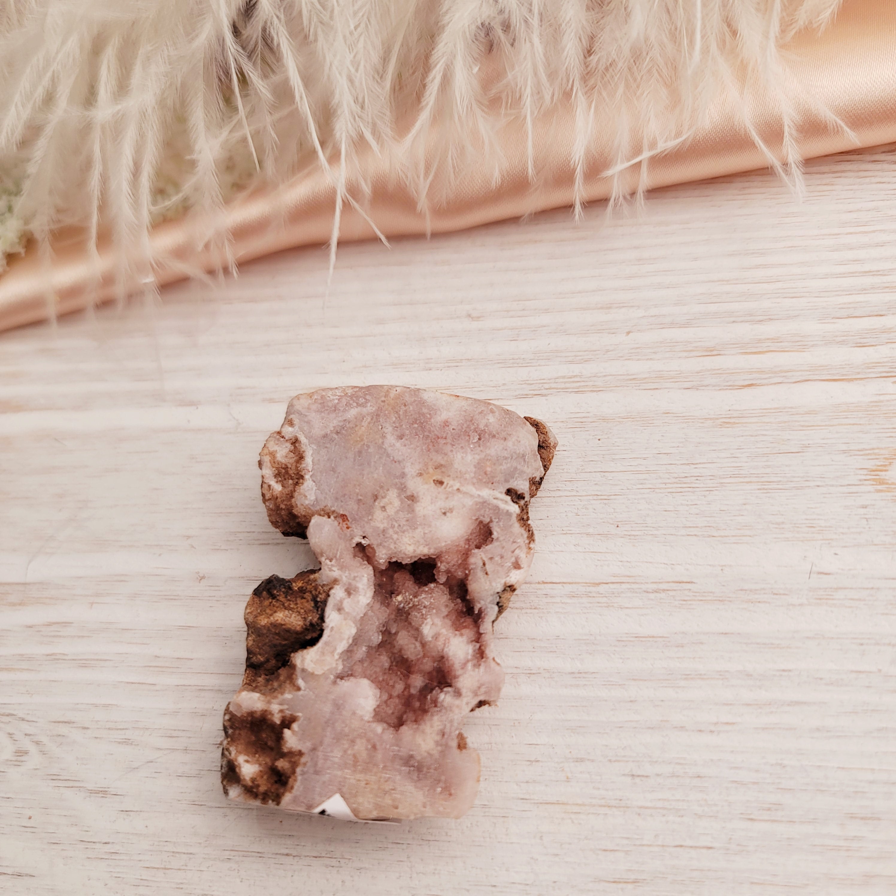 Pink Amethyst Druzy Cluster for Intuition & Protection