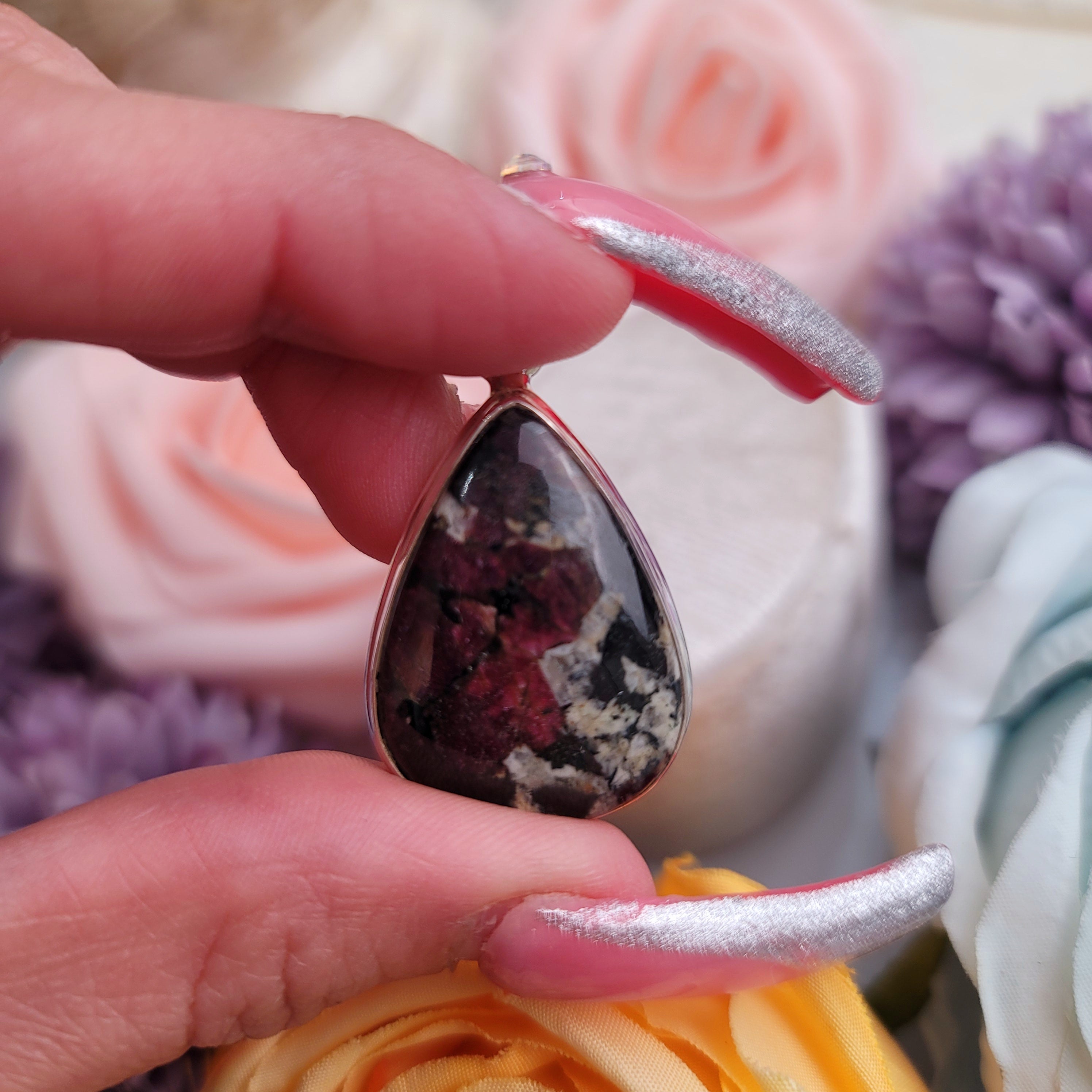 Eudialyte Pendant for Manifesting Your Desires