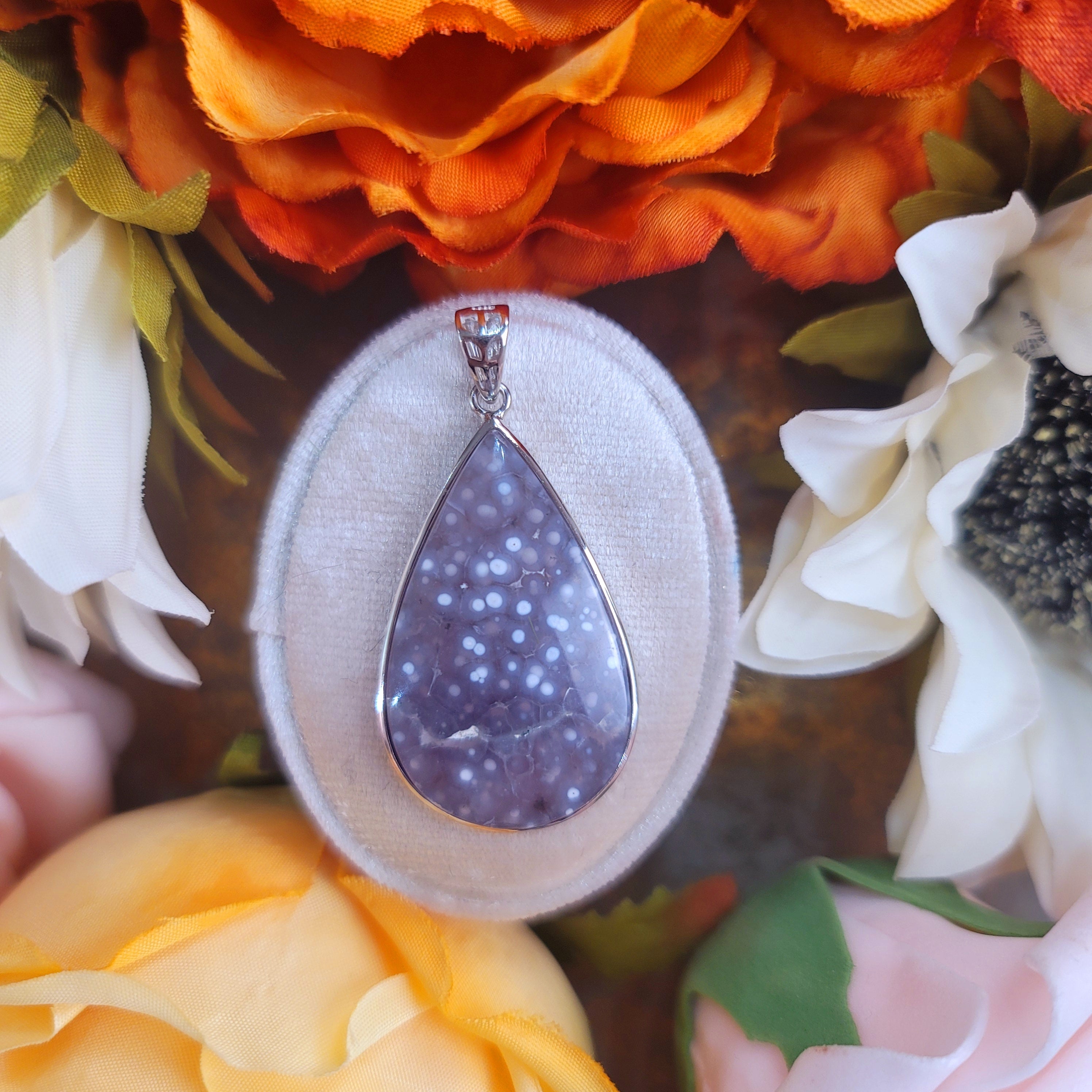 Grape Agate Pendant for Attracting your Soul Mate & Connecting with your Higher Self