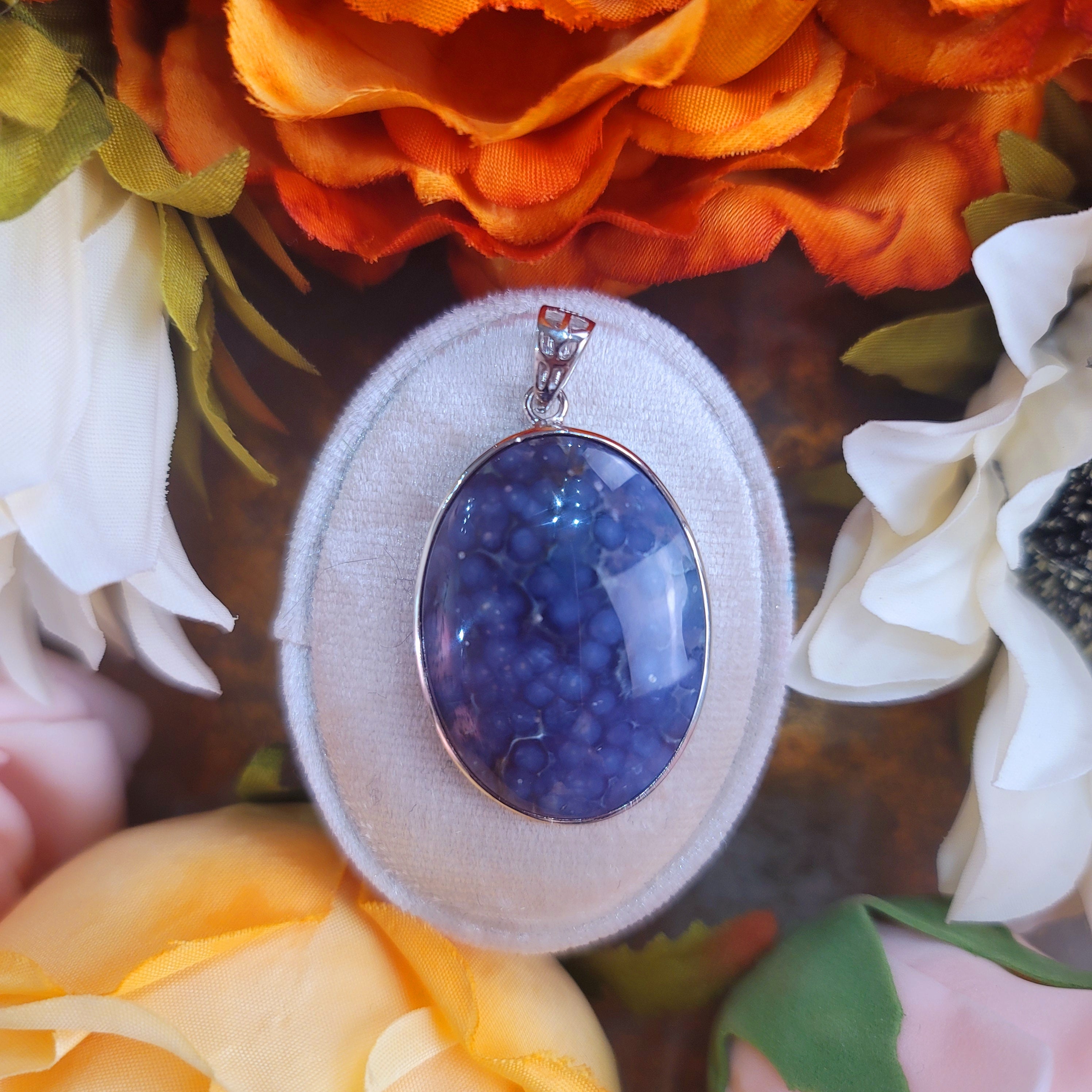 Grape Agate Pendant for Attracting your Soul Mate & Connecting with your Higher Self