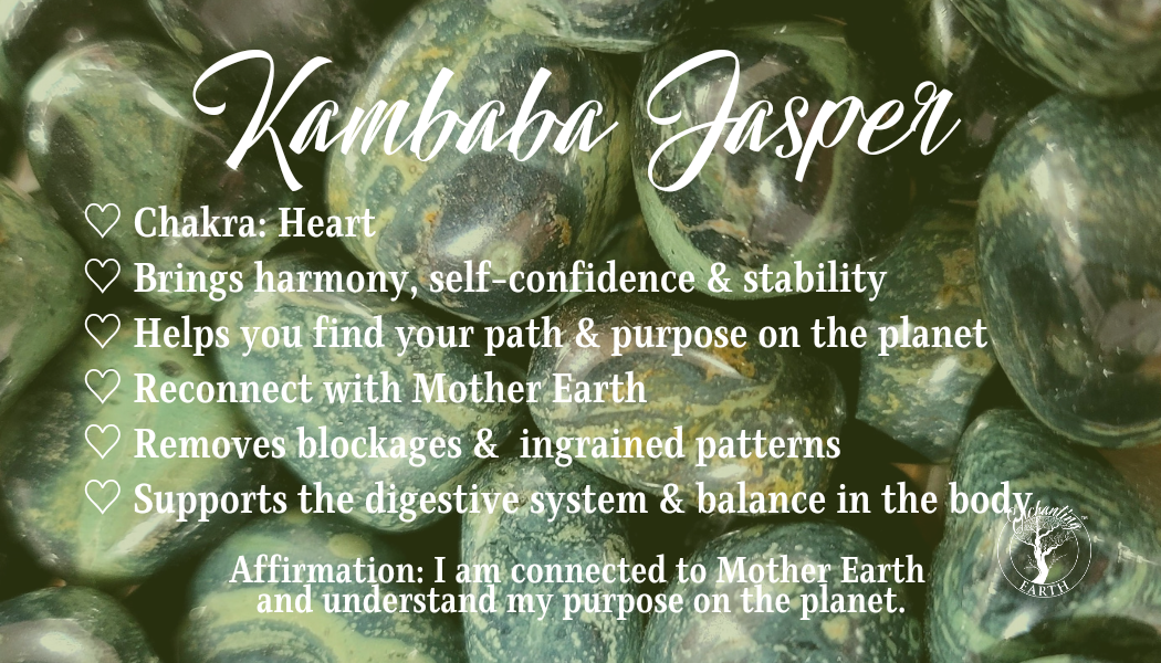 Kambaba Jasper Harmonizer for Confidence, Harmony and Stability