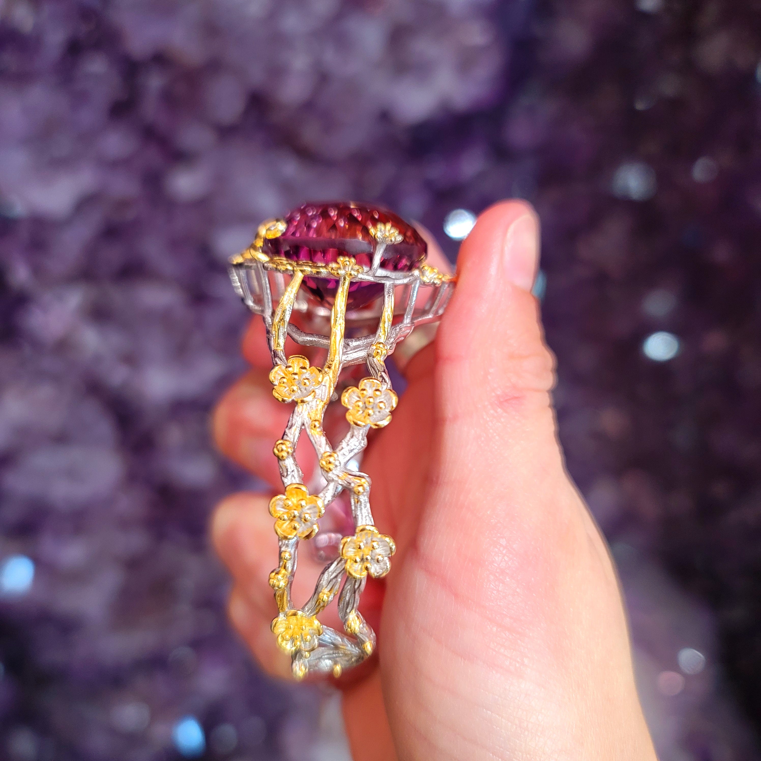 Ametrine Enchanted Cuff Bracelet for Empowerment, Harmony and Transformation into your Dream Life