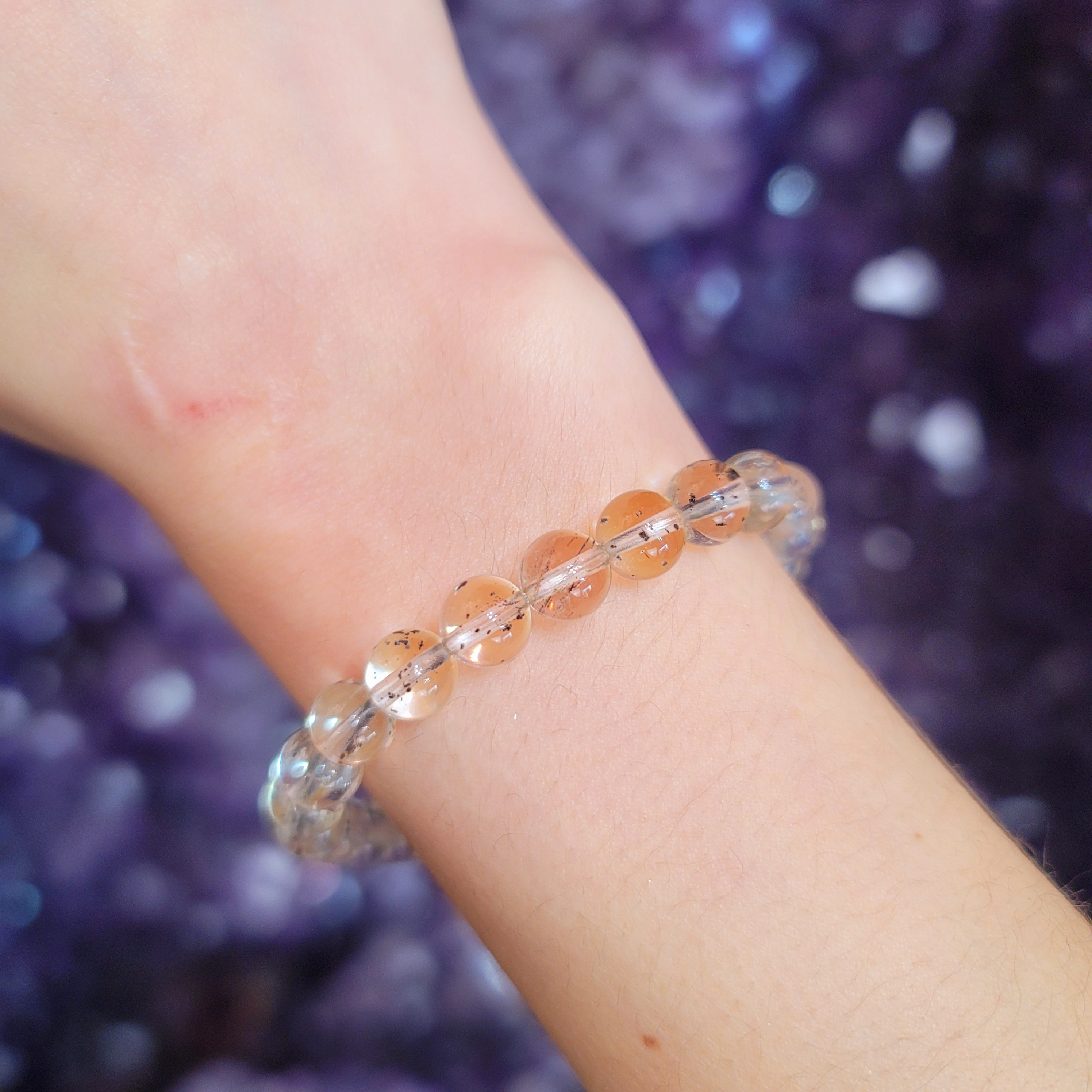Scapolite Bracelet for Manifesting and Protection