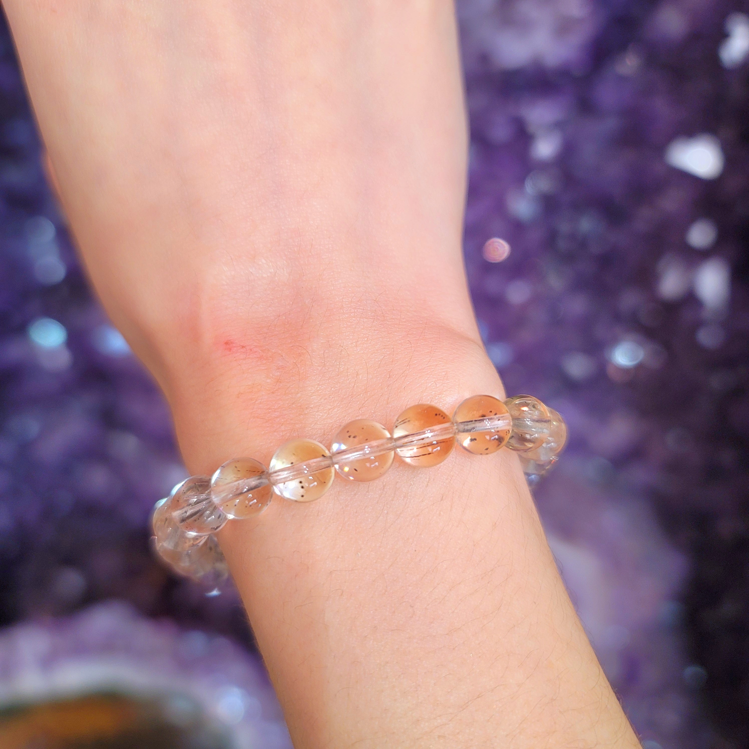 Scapolite Bracelet for Manifesting and Protection