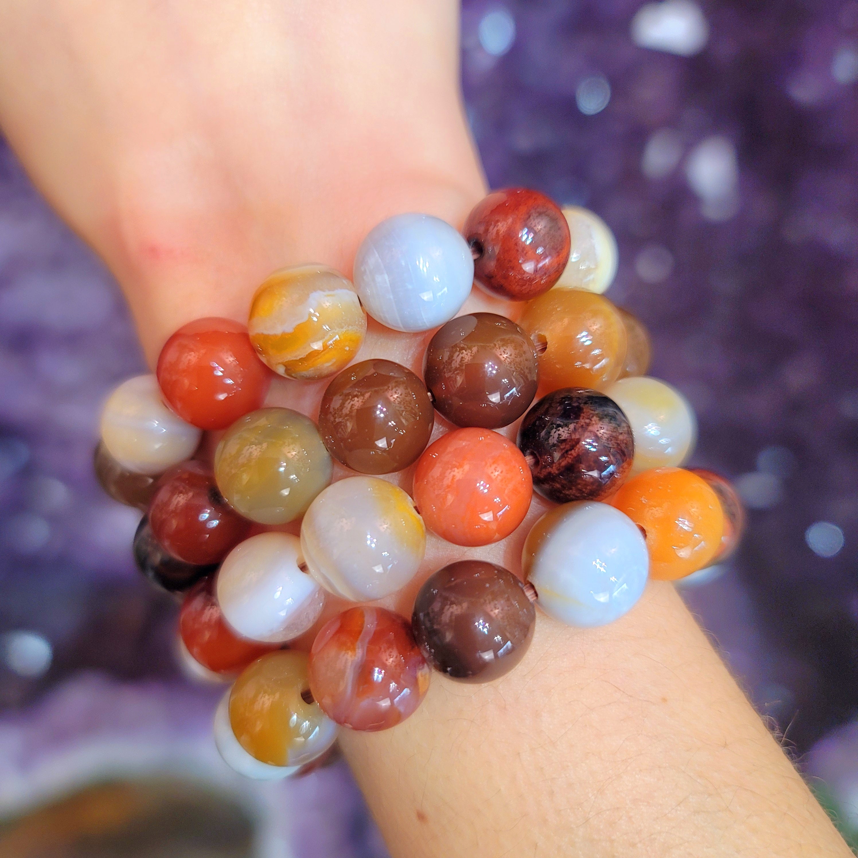 Sardonyx Bracelet for Courage and Happiness