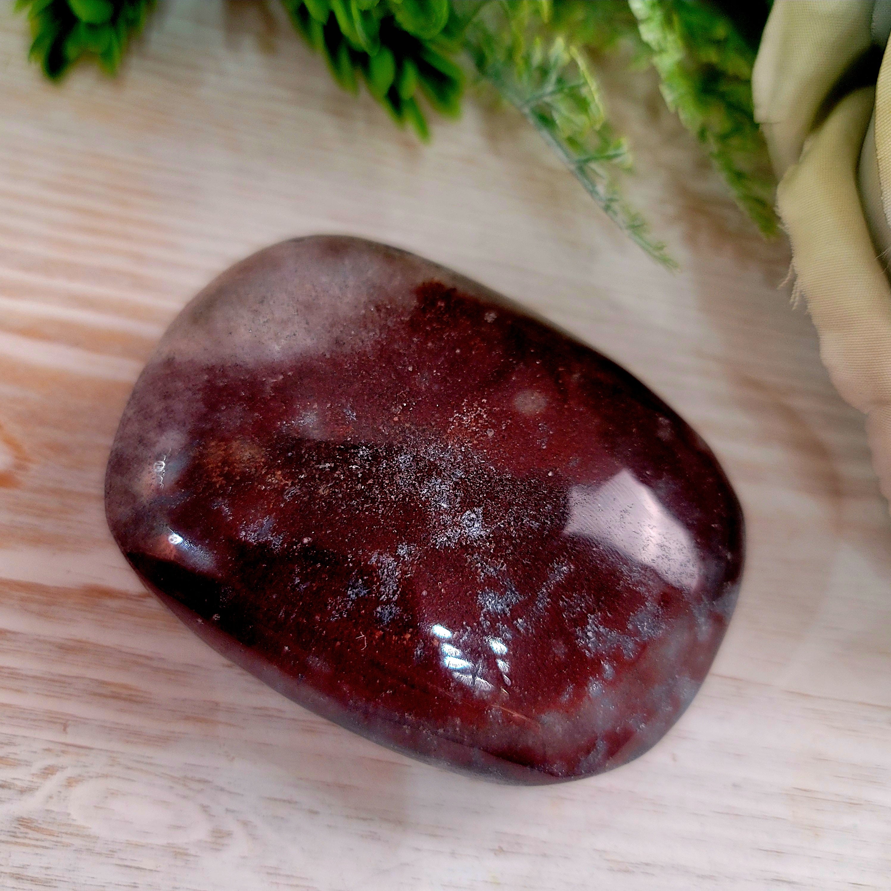 Trolleite with Lepidolite Palm Stone for Divine Guidance and Manifestation