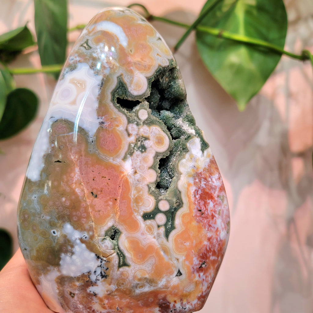 Ocean Jasper Freeform (8th Vein, Extra Grade) for Joy and Peace