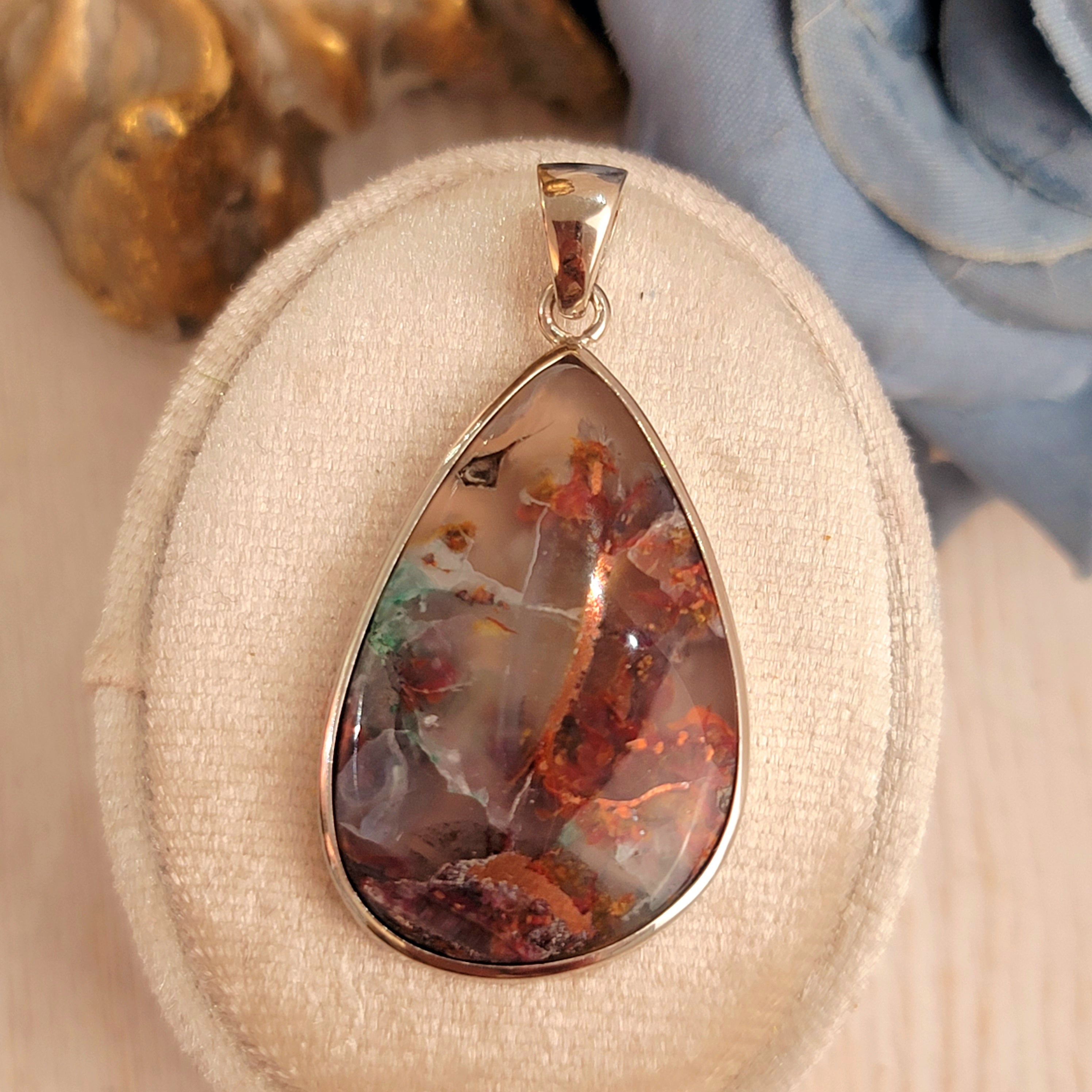 Gem Silica Pendant for Empowerment, Harmony and Truth