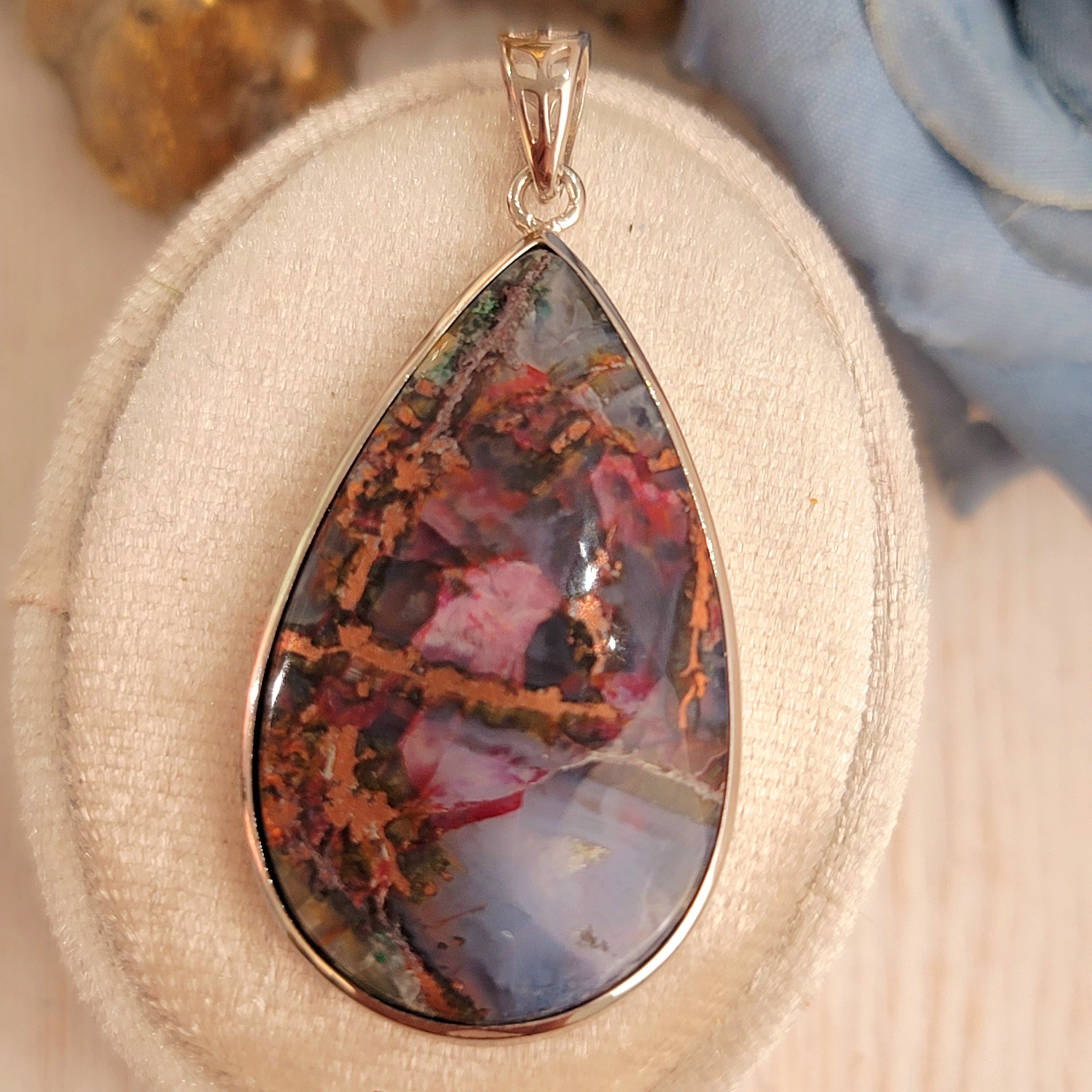 Gem Silica Pendant for Empowerment, Harmony and Truth