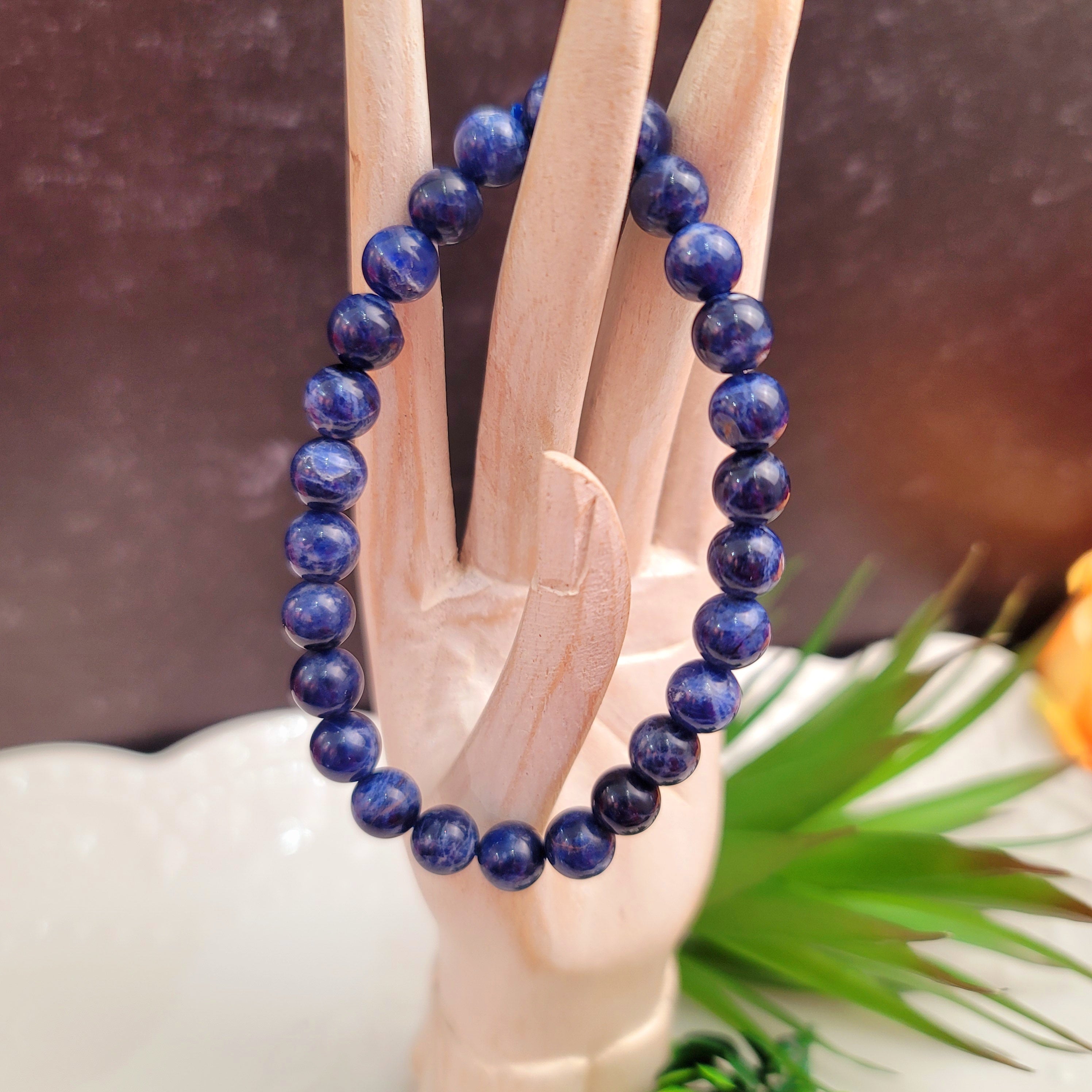Sodalite High Quality Bracelet for Dream Recall and Relaxation