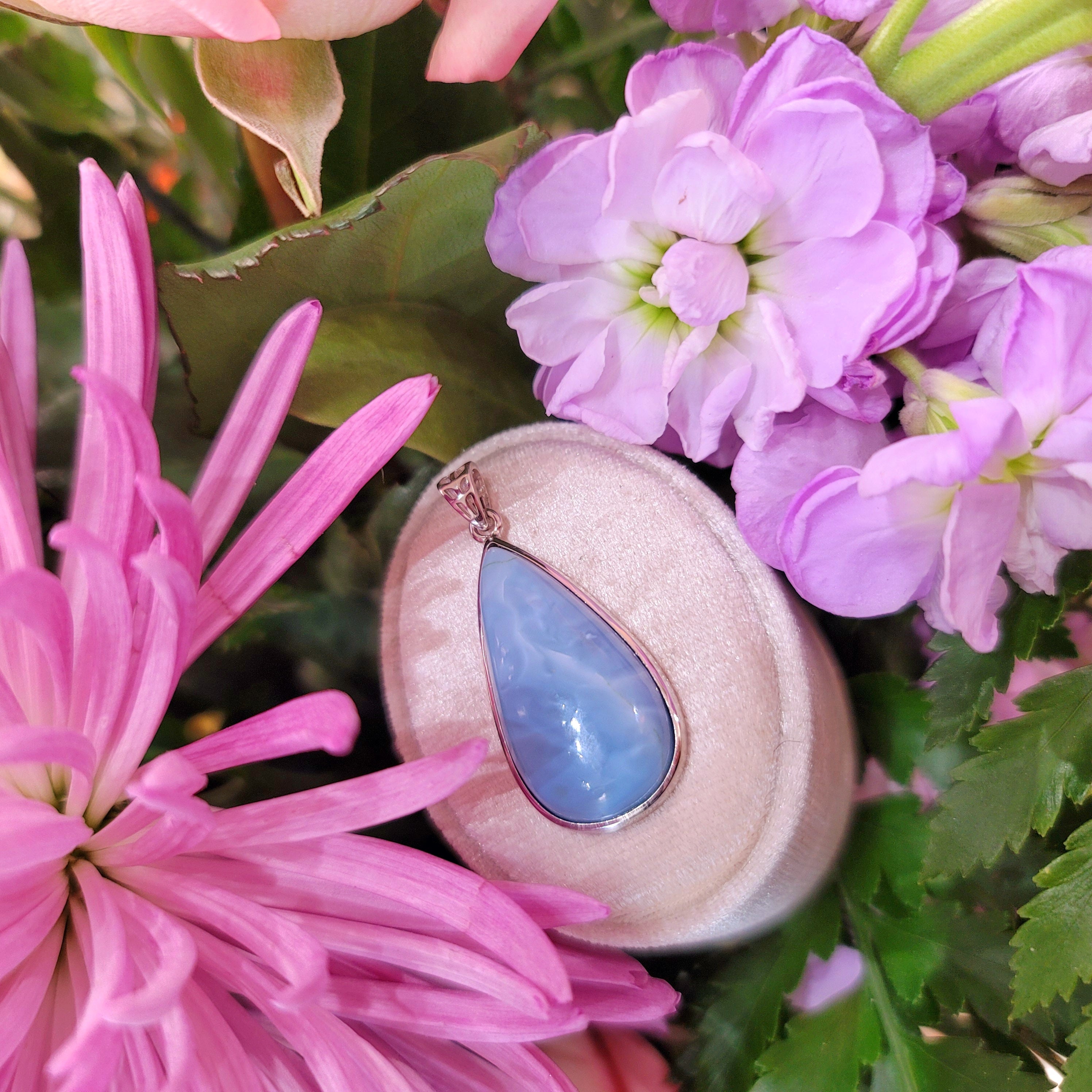 Owyhee Opal Pendant for Emotional Healing and Balance