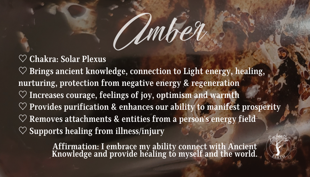 Amber Harmonizer for Healing, Joy and Protection