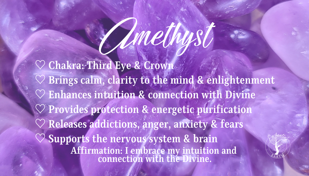 Amethyst Harmonizer for Unlocking and Enhancing your Intuitive Gifts