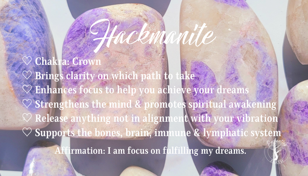 Hackmanite (Fluorescent Sodalite) Bracelet for Spiritual Development and Enhanced Meditation *Extremely Rare*