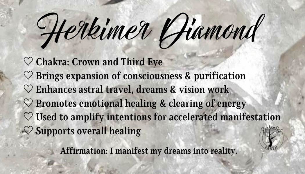 Black Tourmaline and Herkimer Diamond Raw Bracelet for Powerful Protection