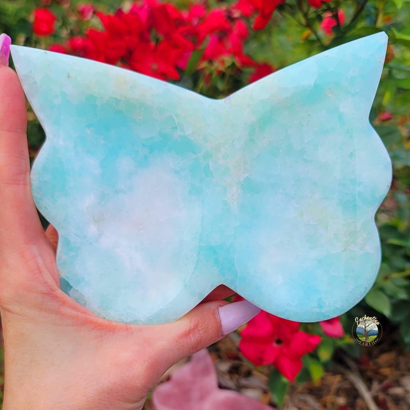 🦋Enchanting Exclusive🦋 Blue Calcite Butterfly Bowl