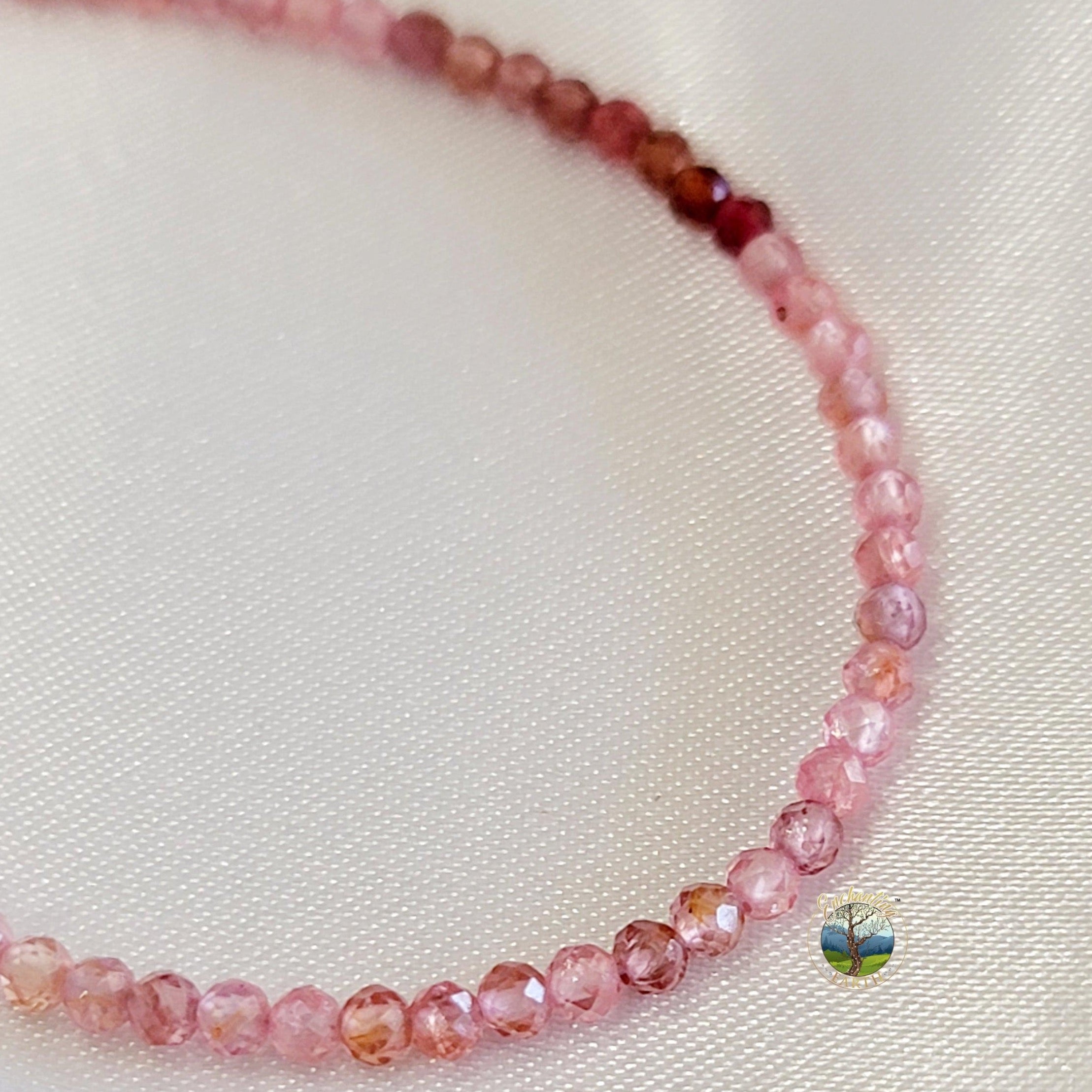 Pink Spinel Waterfall Micro Faceted Bracelet