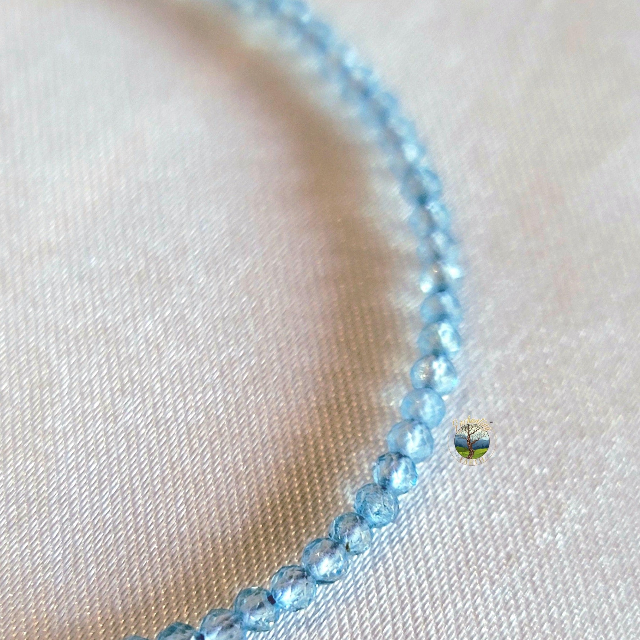 Blue Topaz Micro Faceted Bracelet