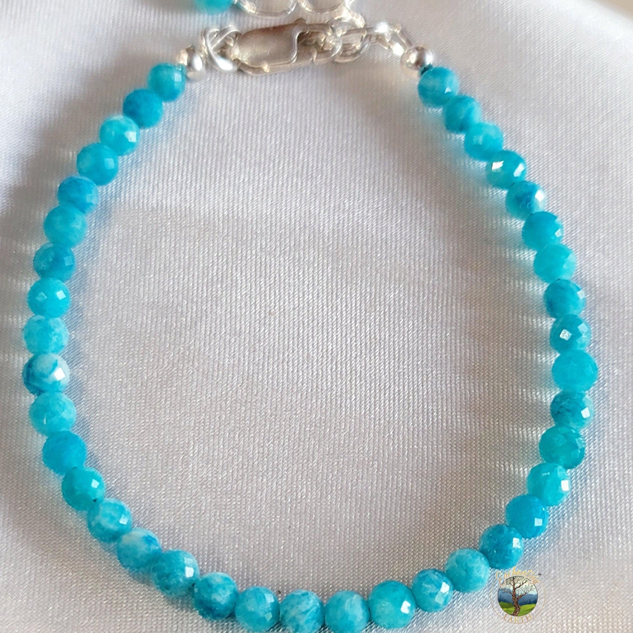 Amazonite Micro Faceted Bracelet for Speaking your Truth